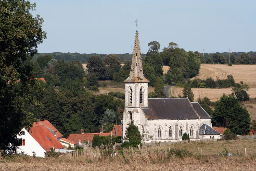 Photo showing: Airon-Saint-Vaast église