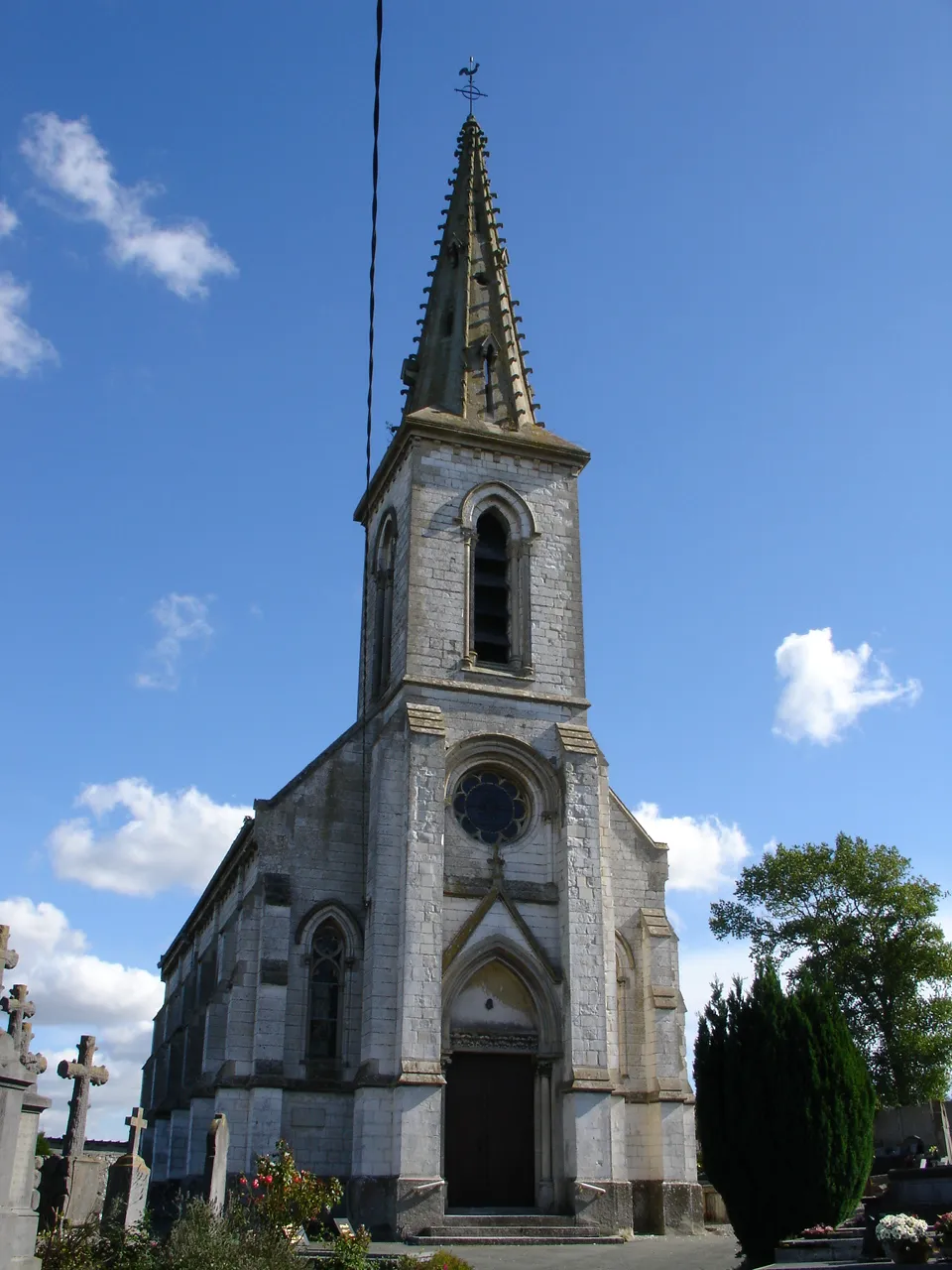 Photo showing: Église d'Airon-Saint-Vaast