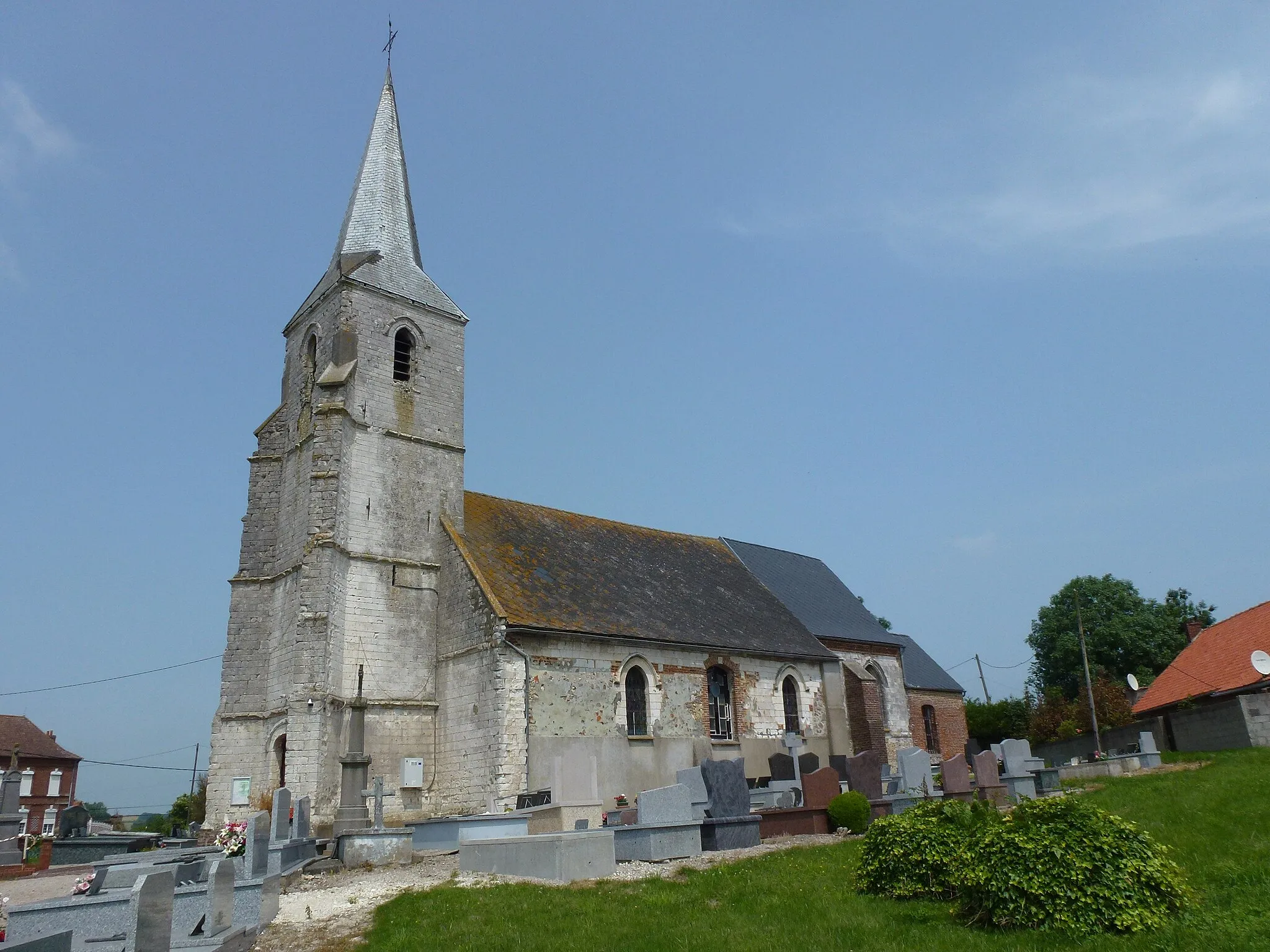 Photo showing: Reclinghem (Pas-de-Calais, Fr) église