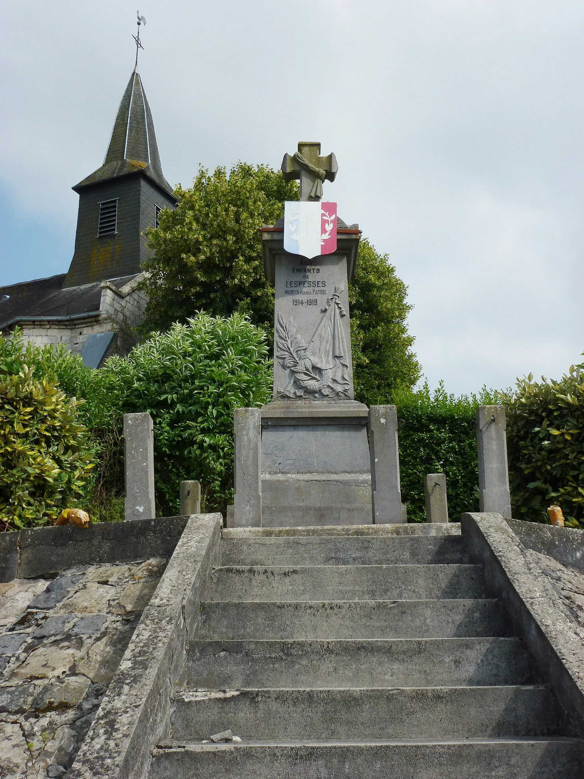 Photo showing: Lespesses (Pas-de-Calais, Fr) église Saint-Martin