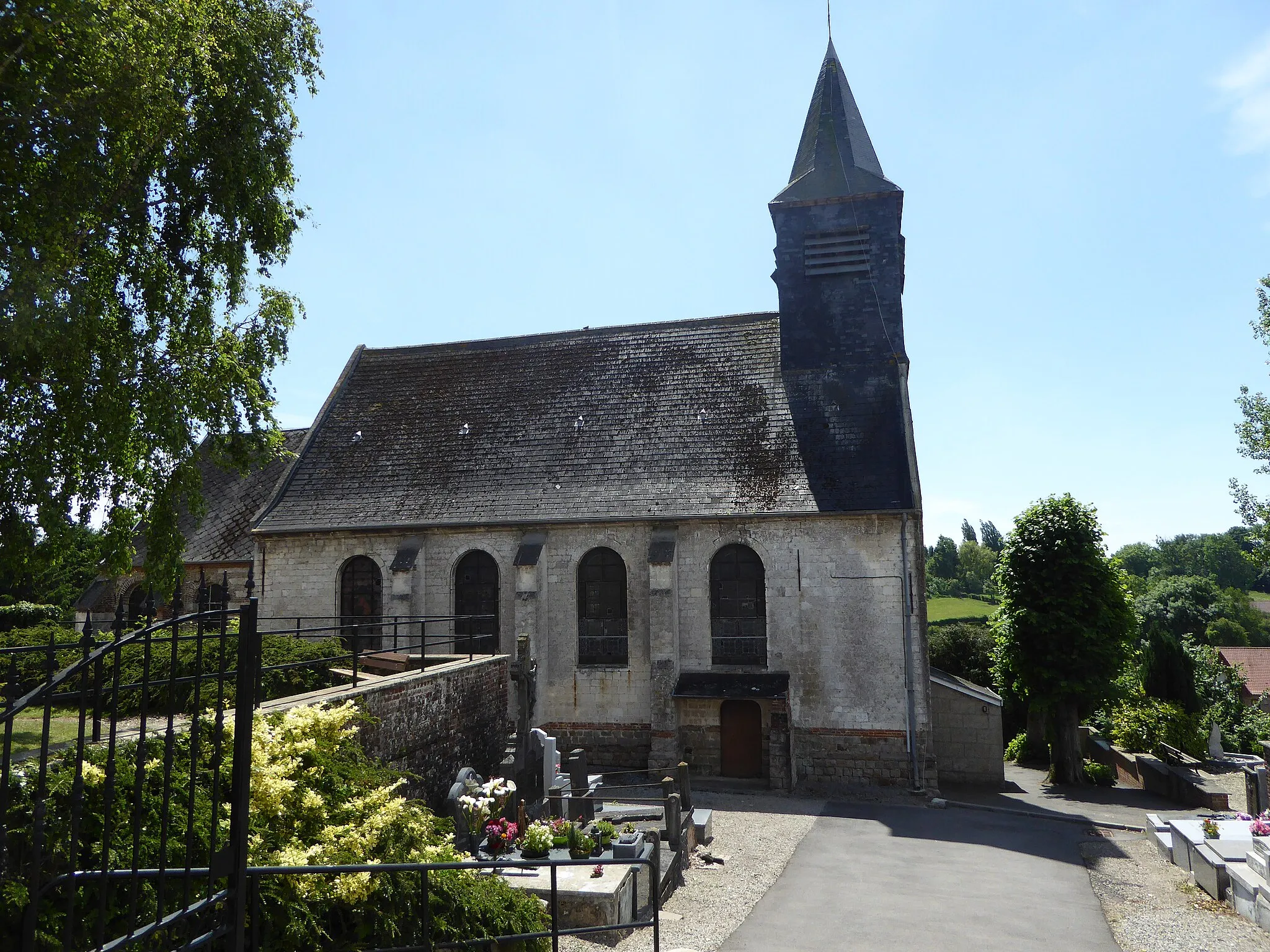 Photo showing: L'église de Diéval (Pas-de-Calais, (France) .
