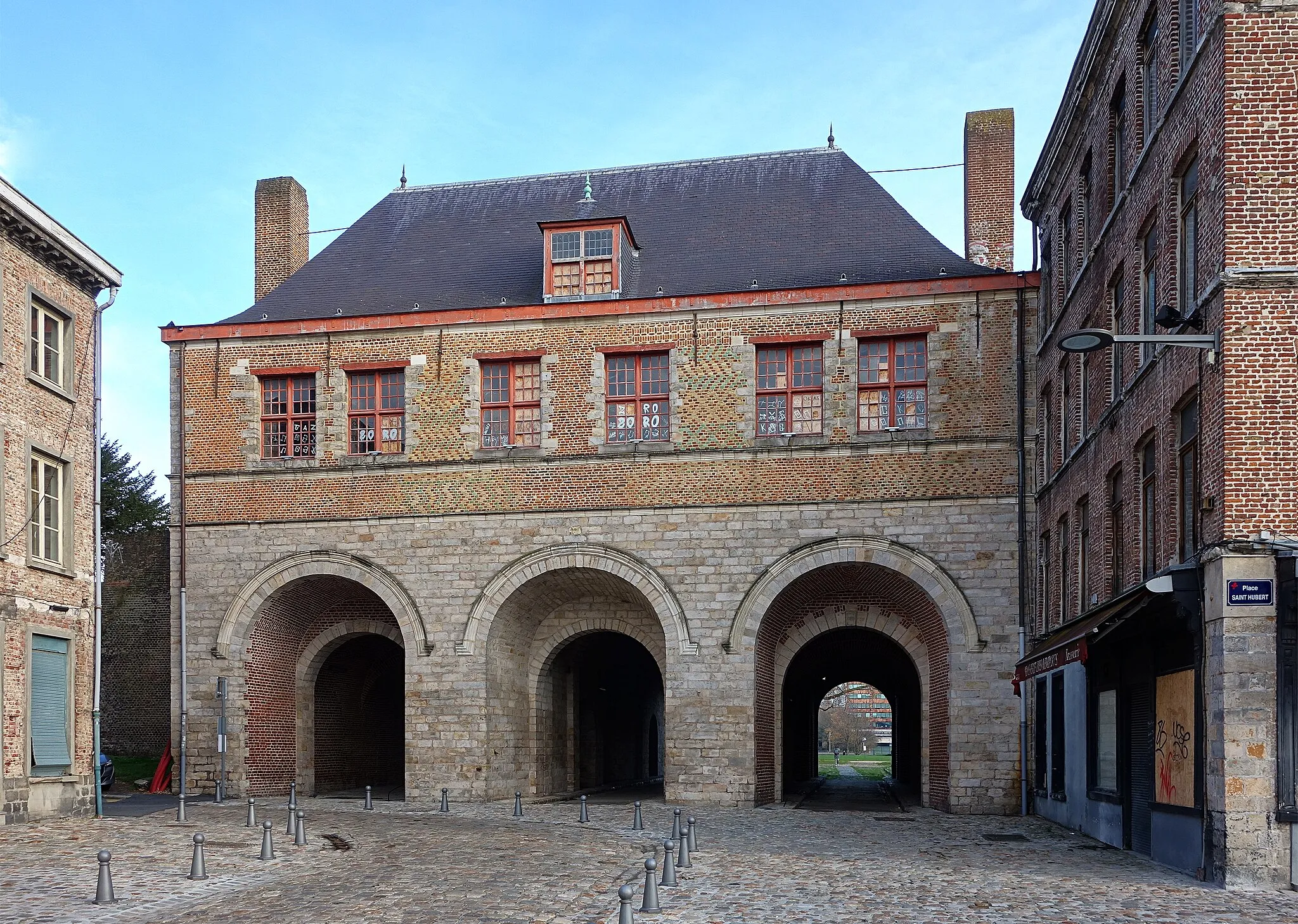Photo showing: View of Porte de Roubaix seen from inside the city, Lille.