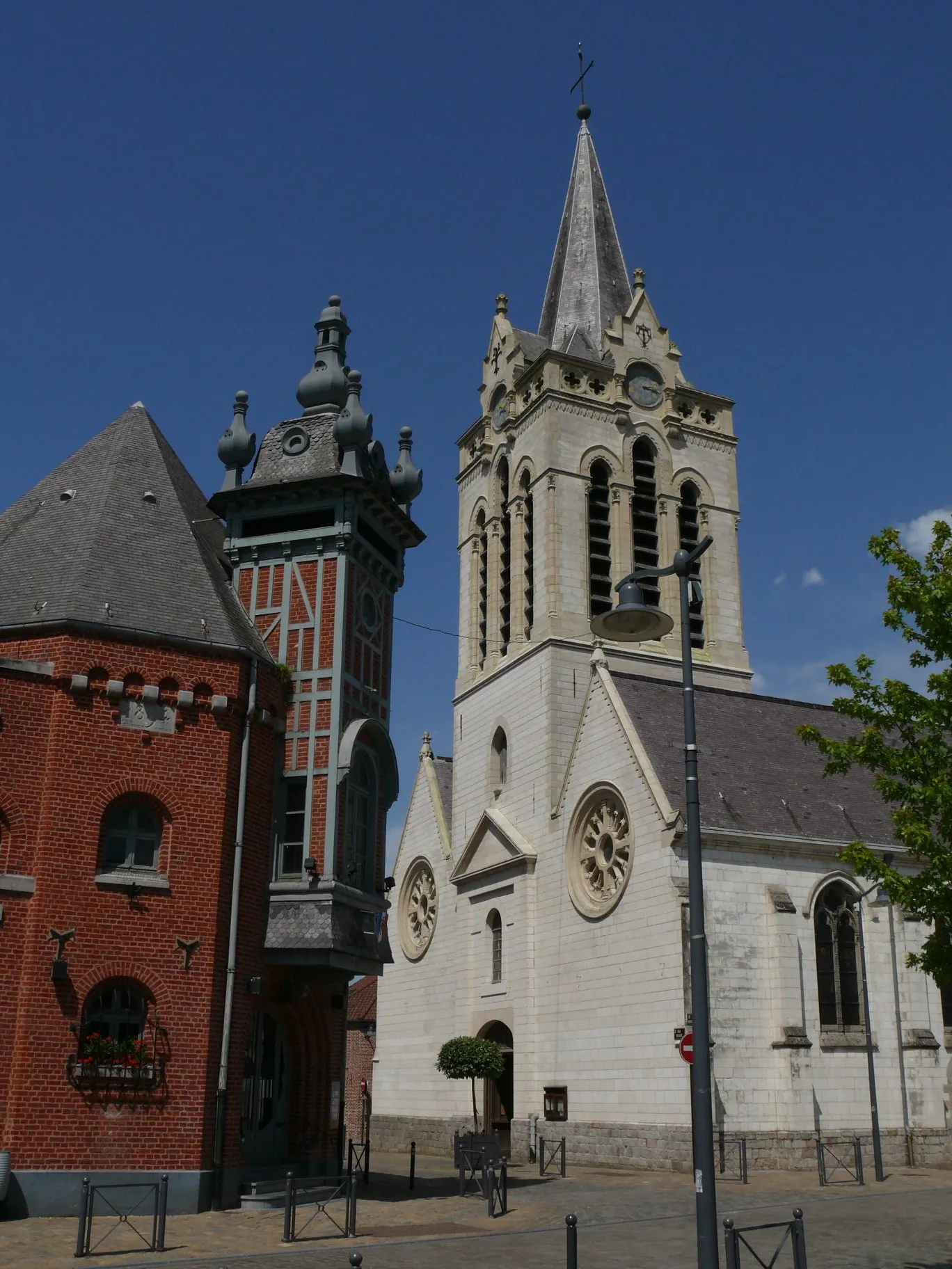 Photo showing: Saint-Martin's church of Templeuve (Nord, France).