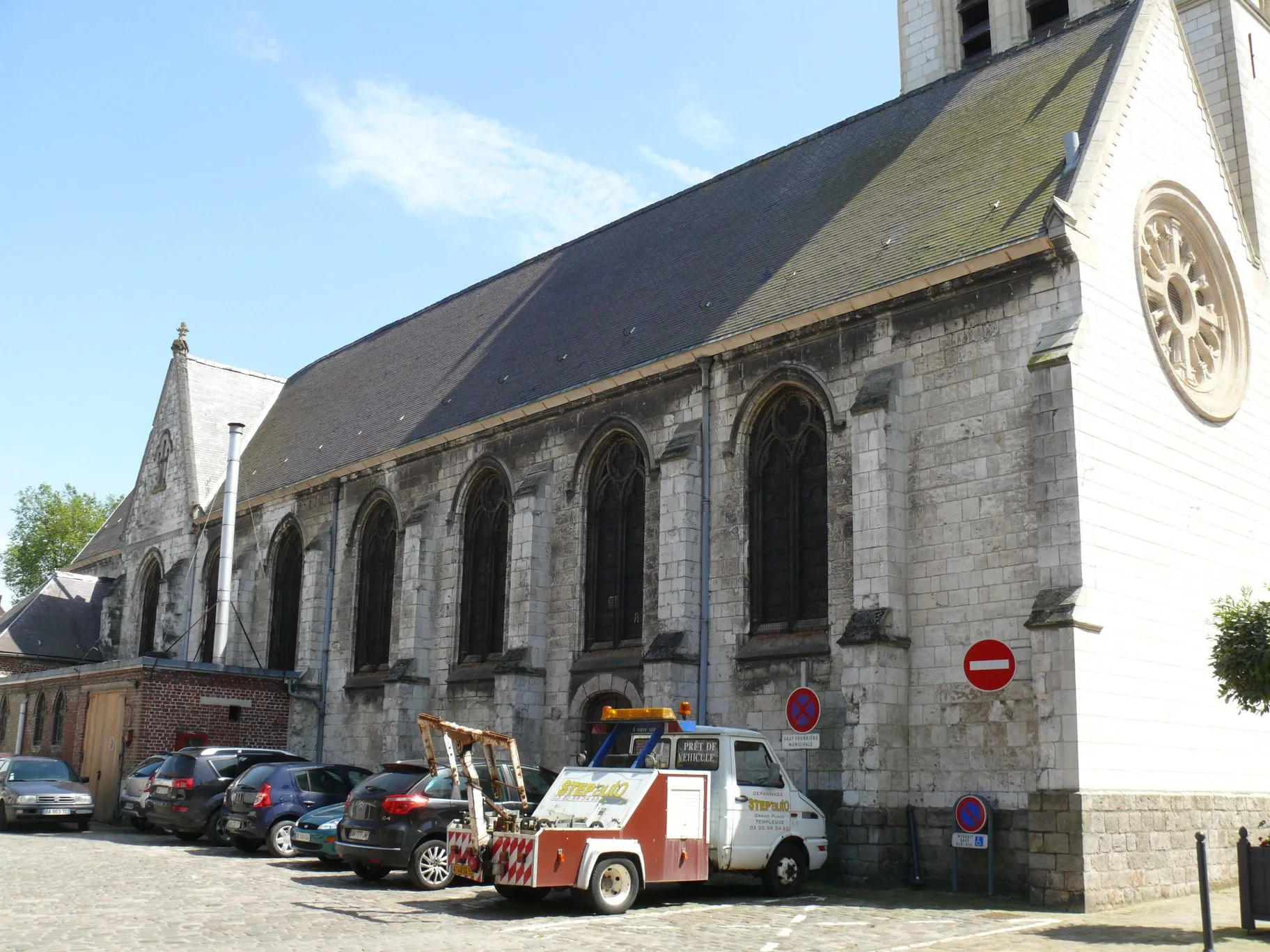 Photo showing: Saint-Martin's church of Templeuve (Nord, France).