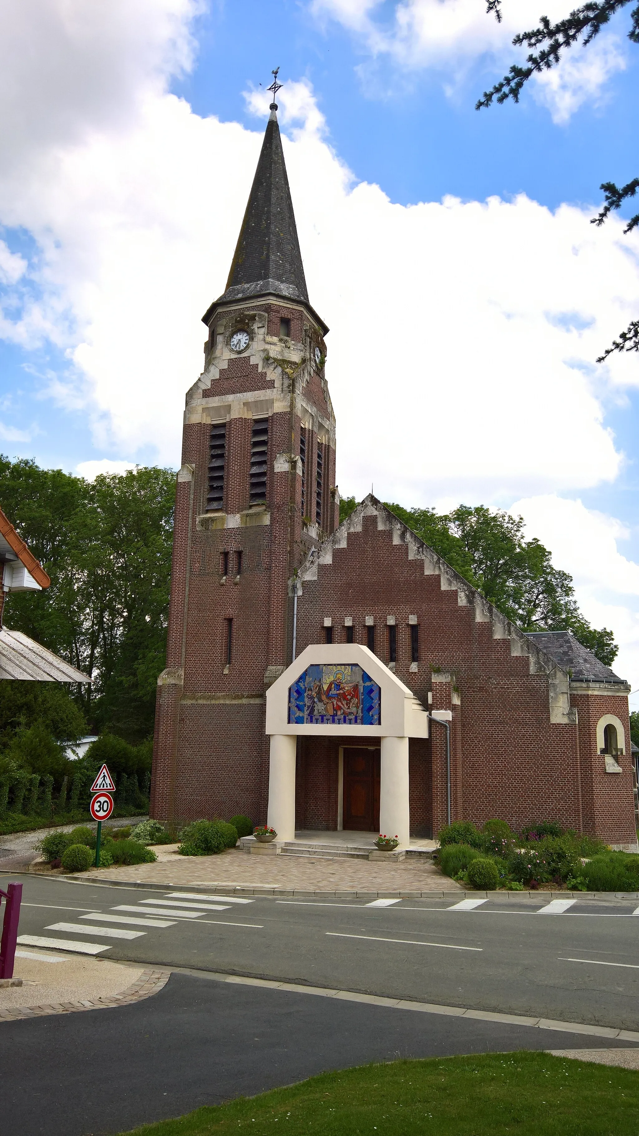 Photo showing: Eglise Saint-Martin de Manancourt