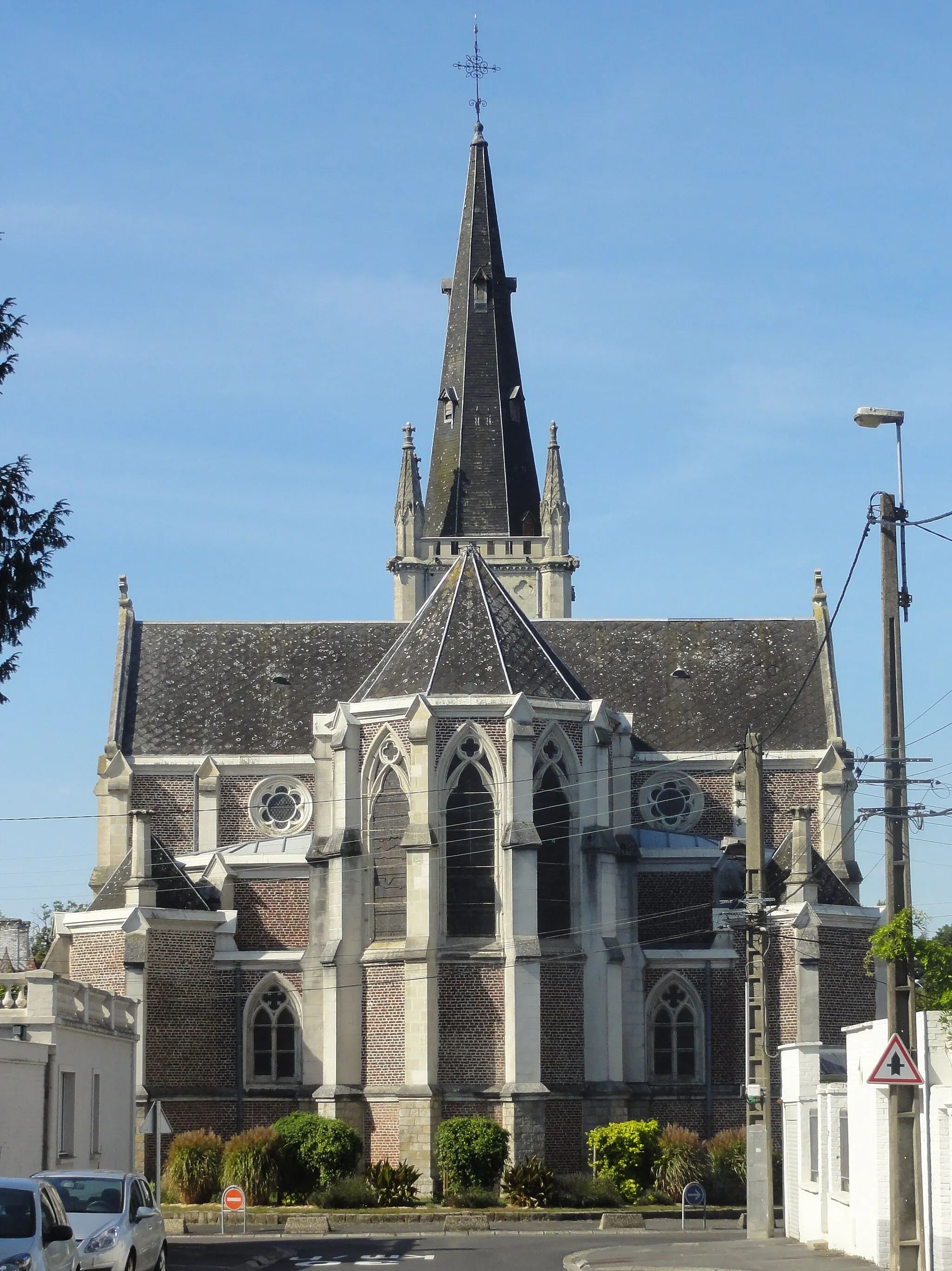 Photo showing: Depicted place: Église Saint-Martin de Saint-Saulve