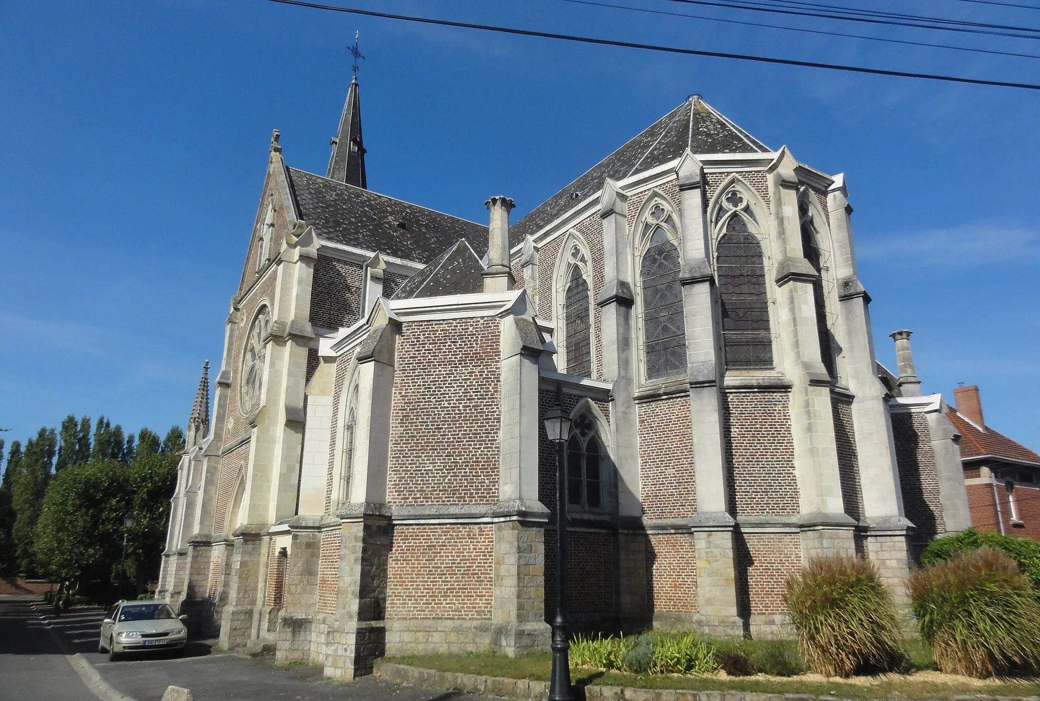 Photo showing: Depicted place: Église Saint-Martin de Saint-Saulve