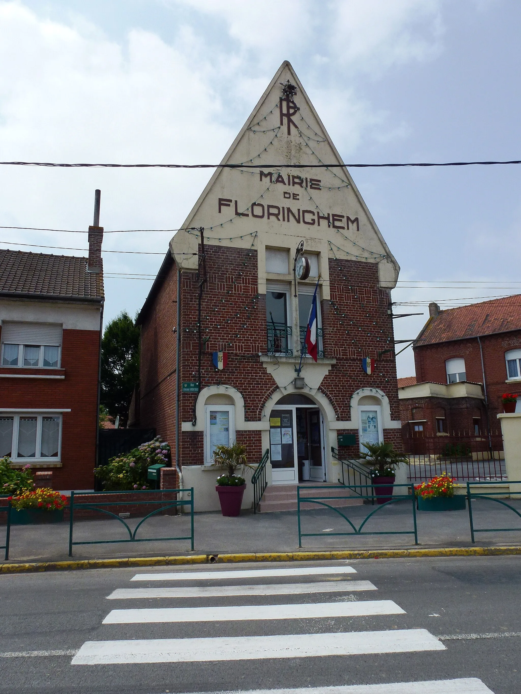 Photo showing: Floringhem (Pas-de-Calais, Fr) mairie