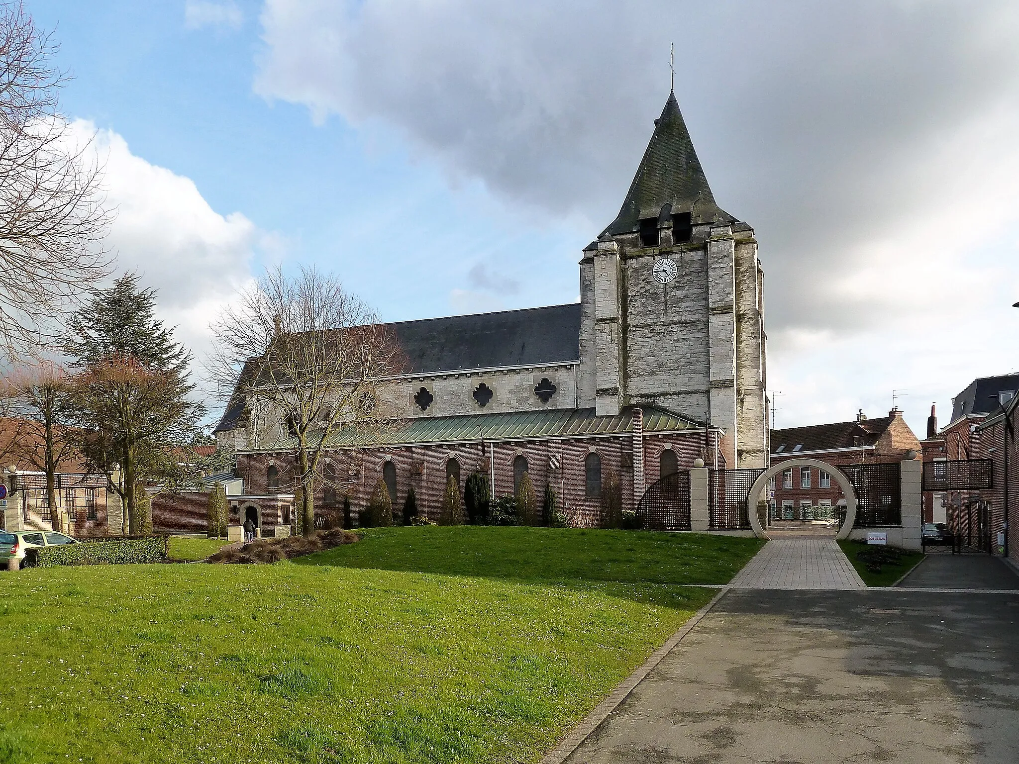 Photo showing: Saint Lambertus church, Wattignies, Nord, Hauts-de-France