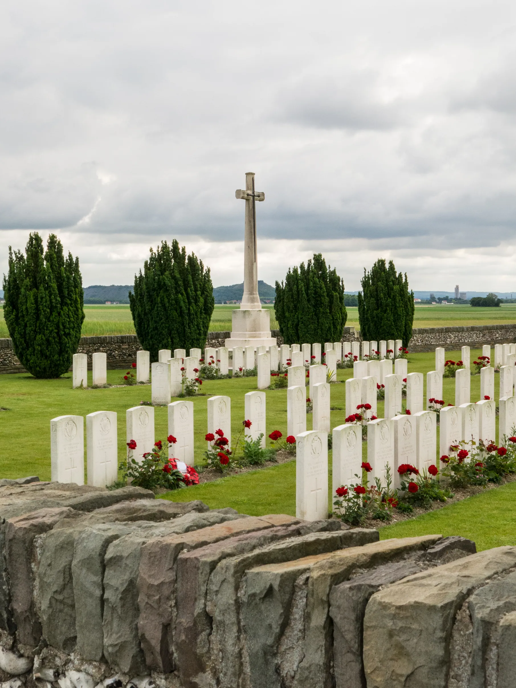 Photo showing: Bois-Carre Military Cemetery, Haisnes