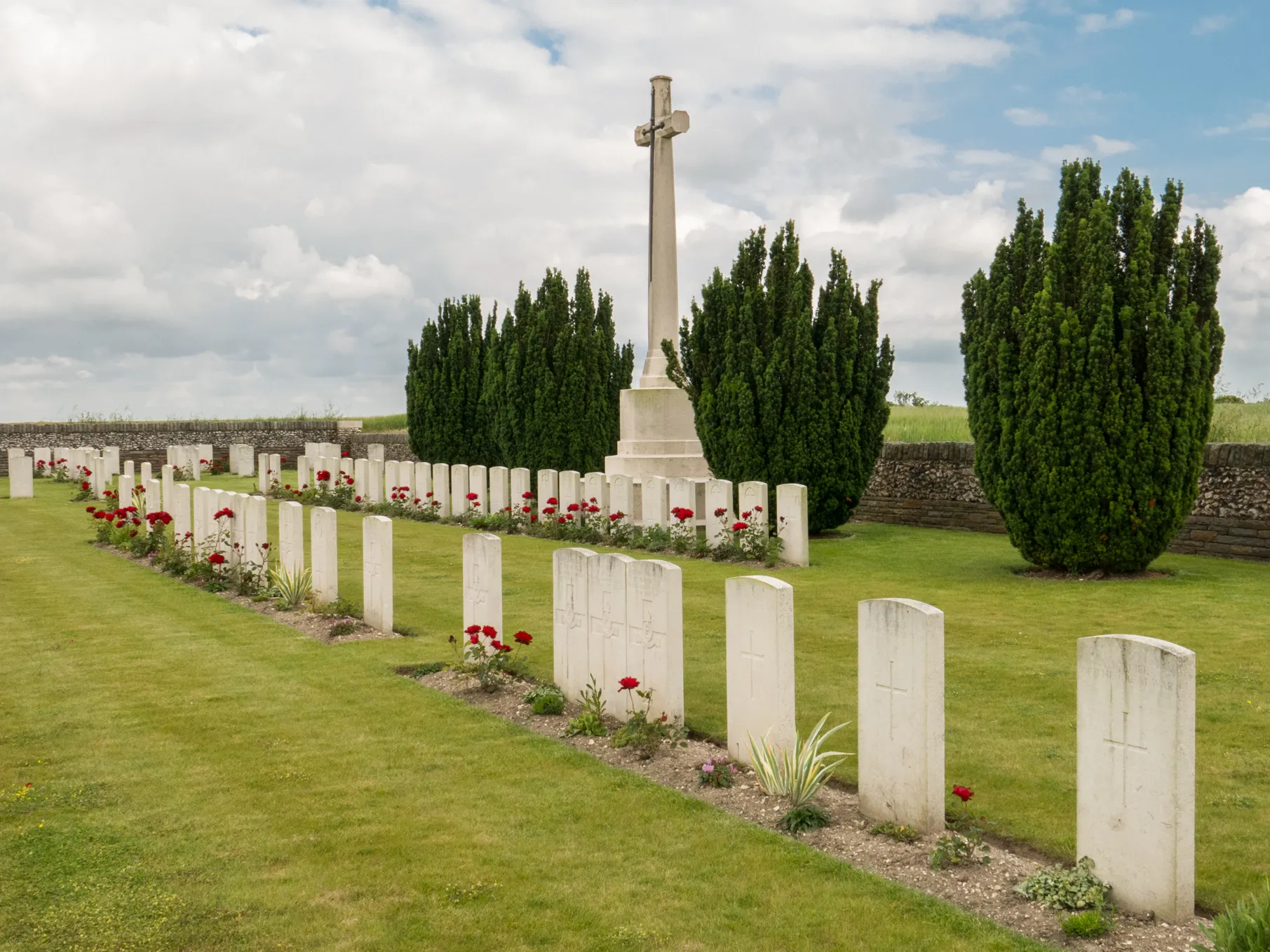 Photo showing: Bois-Carre Military Cemetery, Haisnes