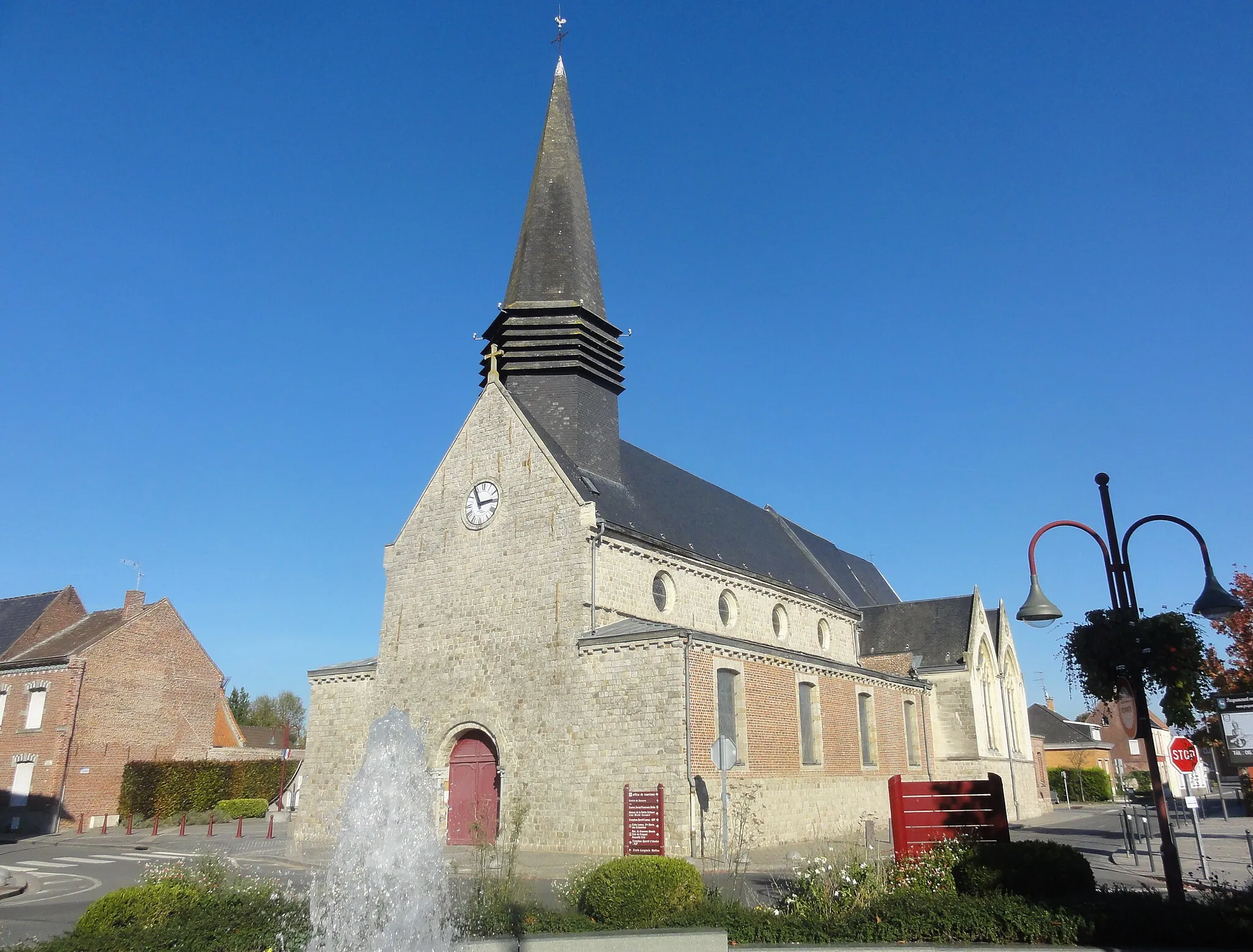 Photo showing: Depicted place: Église Saint-Gilles de Pecquencourt