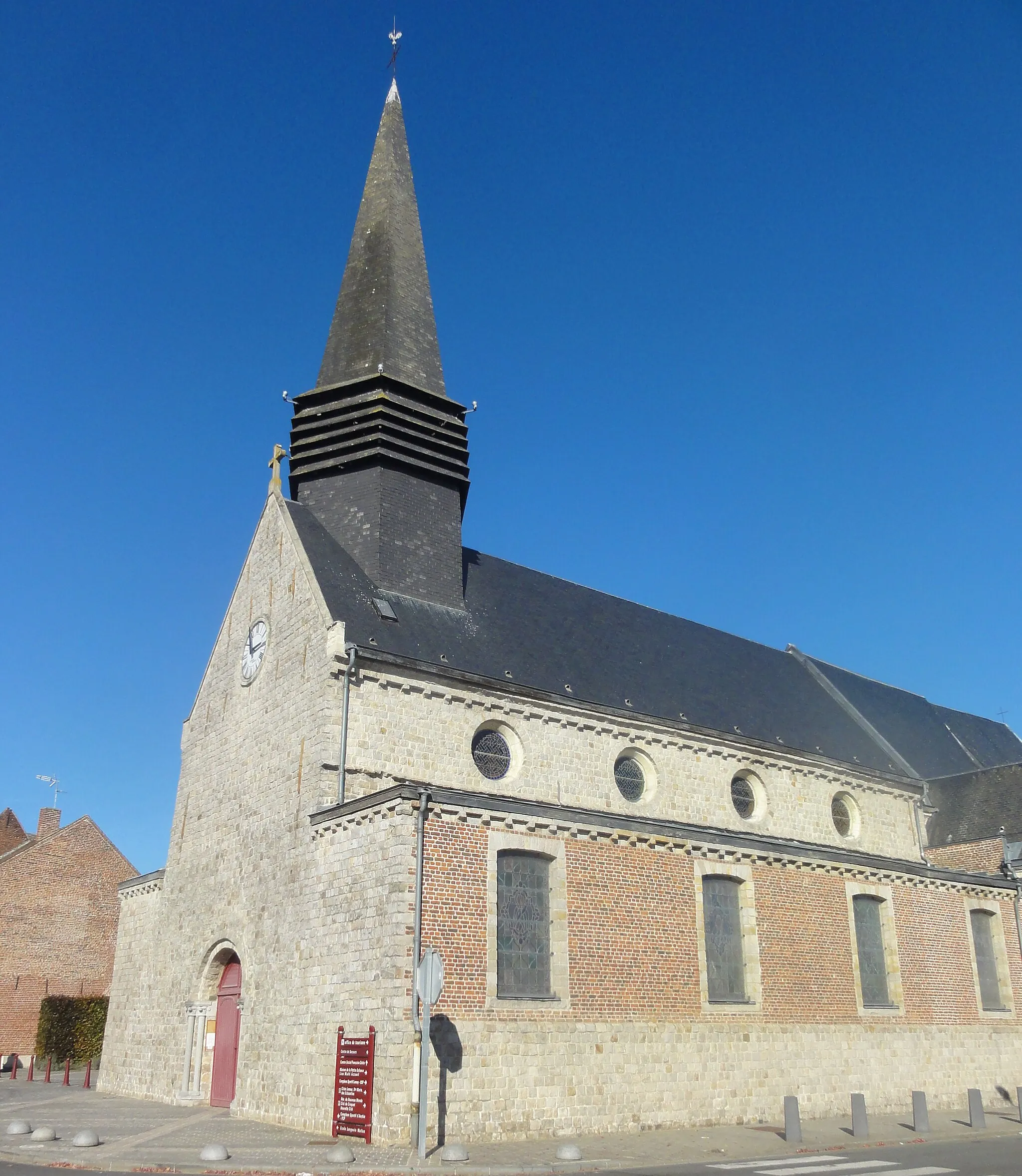 Photo showing: Depicted place: Église Saint-Gilles de Pecquencourt