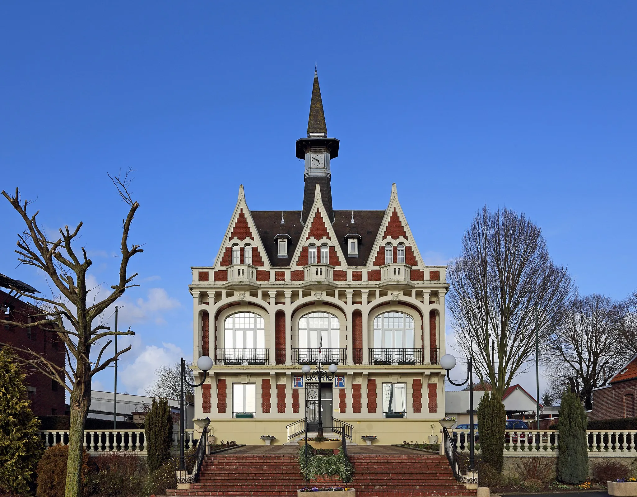 Photo showing: Vimy (département du Pas-de-Calais, France): town hall