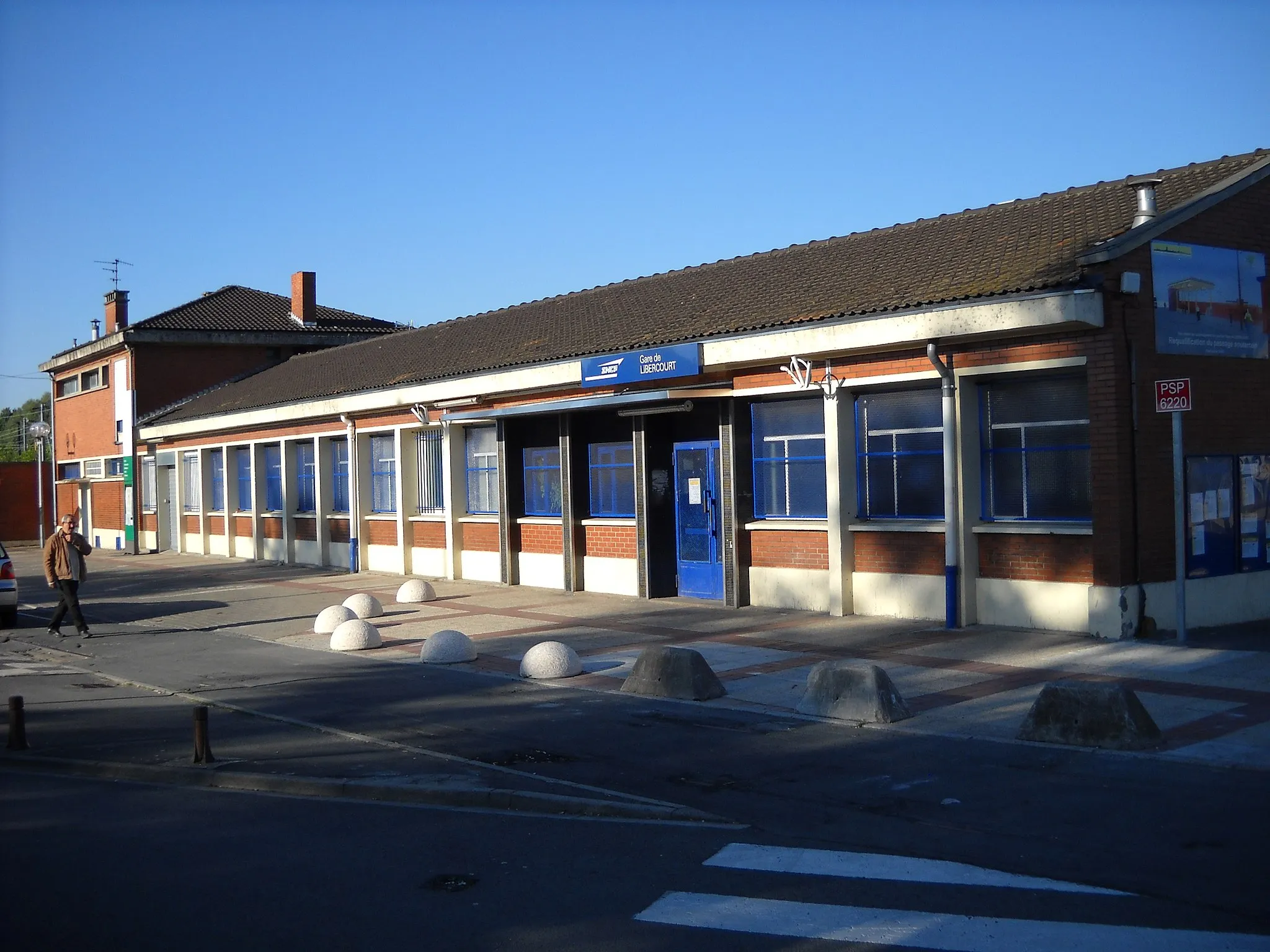Photo showing: The train station of Libercourt, Pas-de-Calais, en:France.
