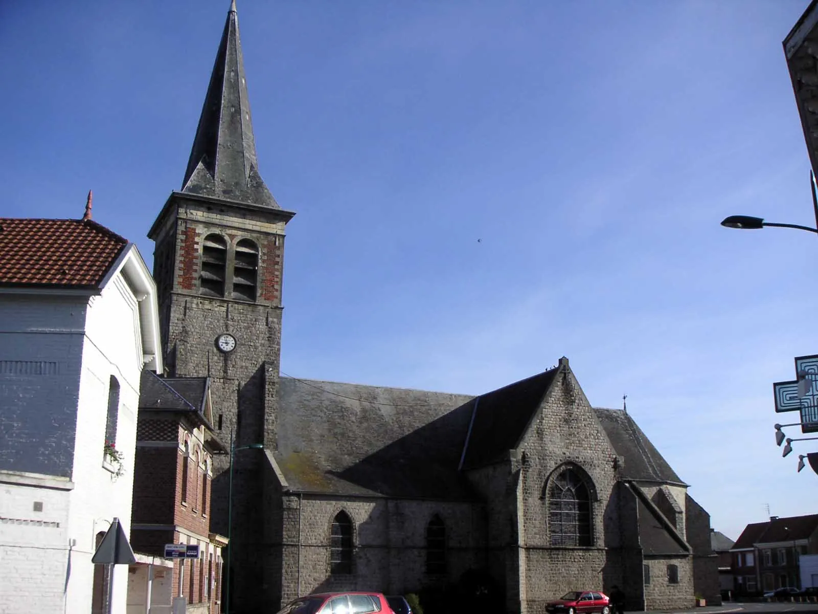 Photo showing: Vue de l'église romane d'Arleux (Nord) Padawane