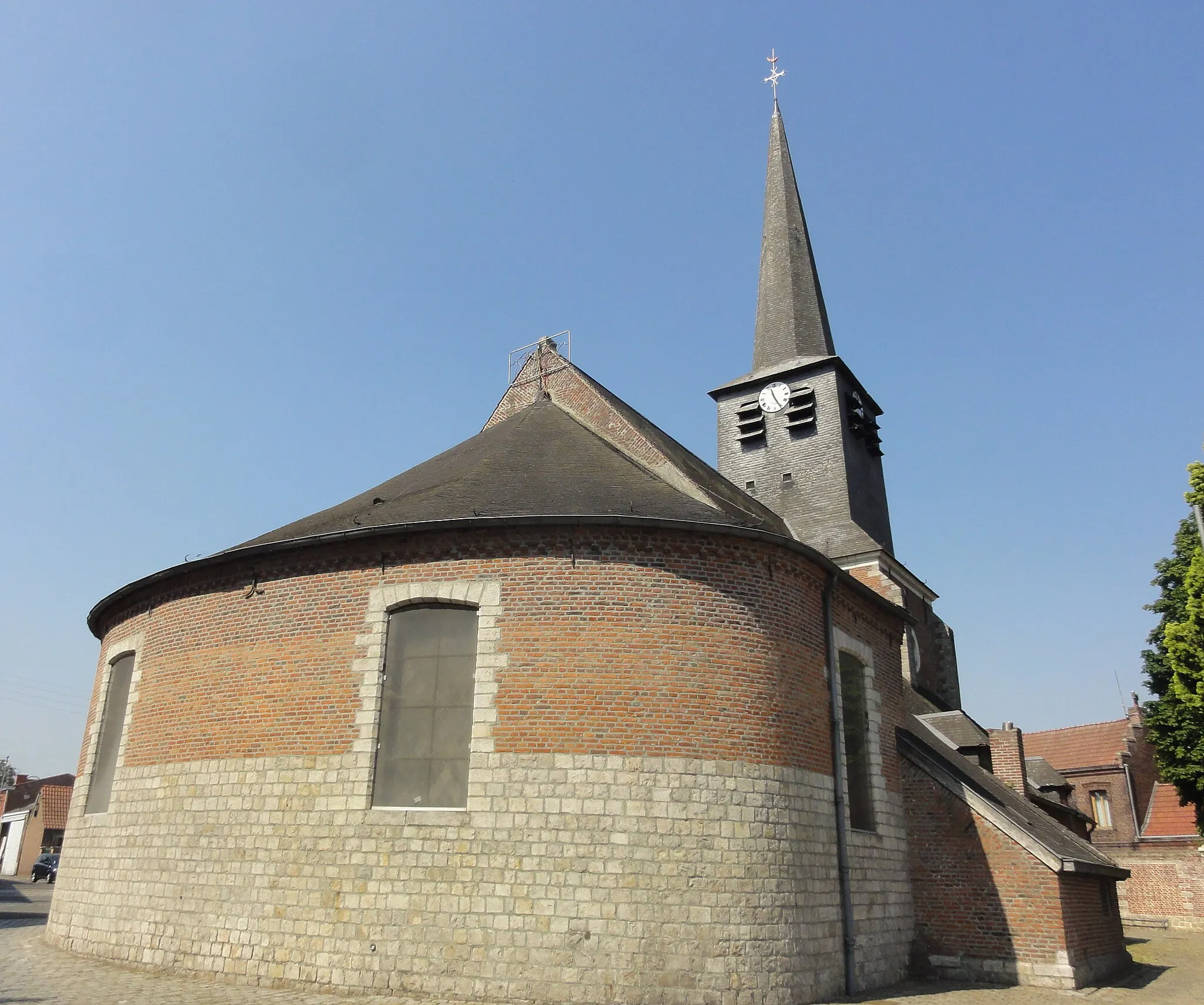 Photo showing: Depicted place: Église Sainte-Aldegonde de Lallaing
