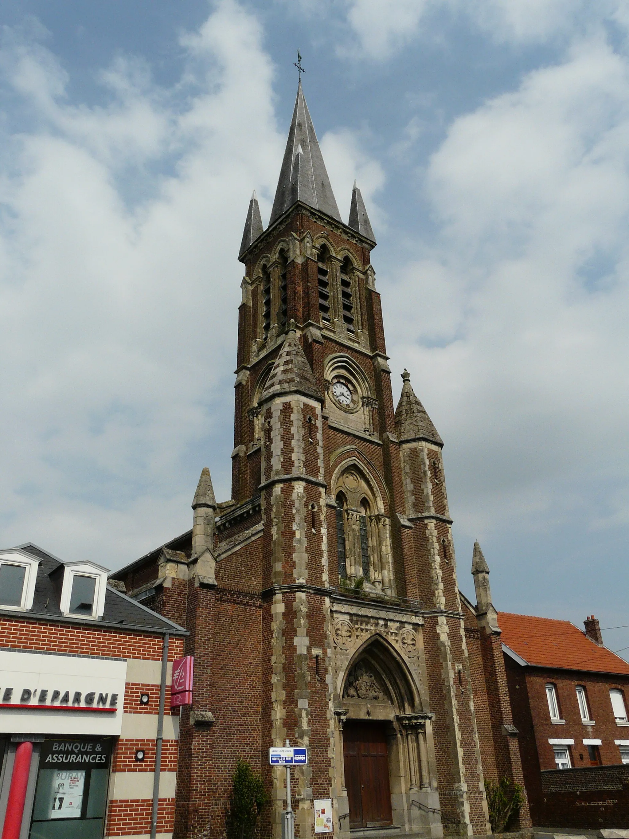 Photo showing: Église de Neuville-Saint-Rémy (Nord, France)