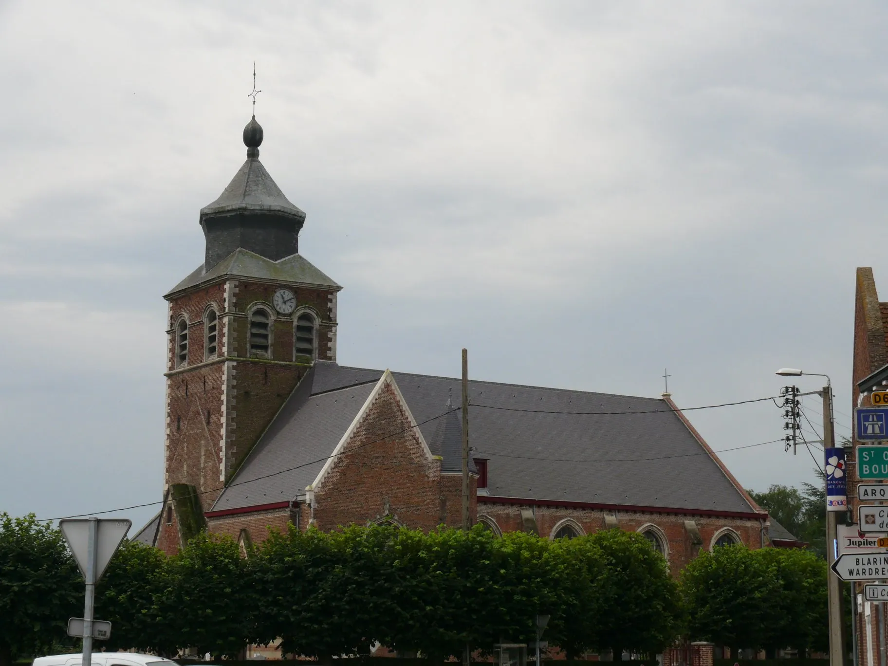 Photo showing: Our-Lady-of-the-Assumption's church of Renescure (Nord, France).
