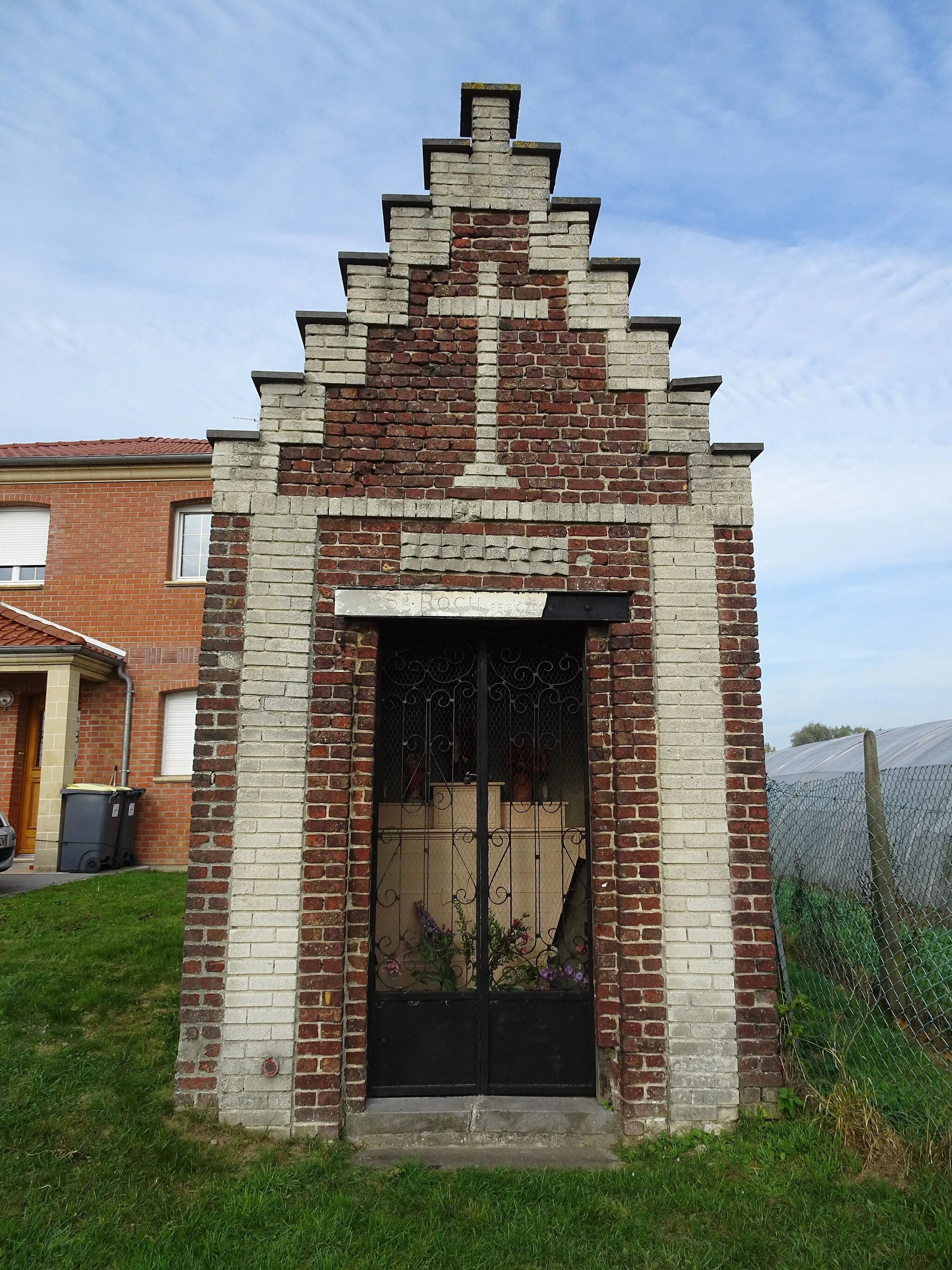 Photo showing: Chapelle Saint-Roch Rue de Wandhofen, Violaines Pas-de-Calais, Hauts-de-France.