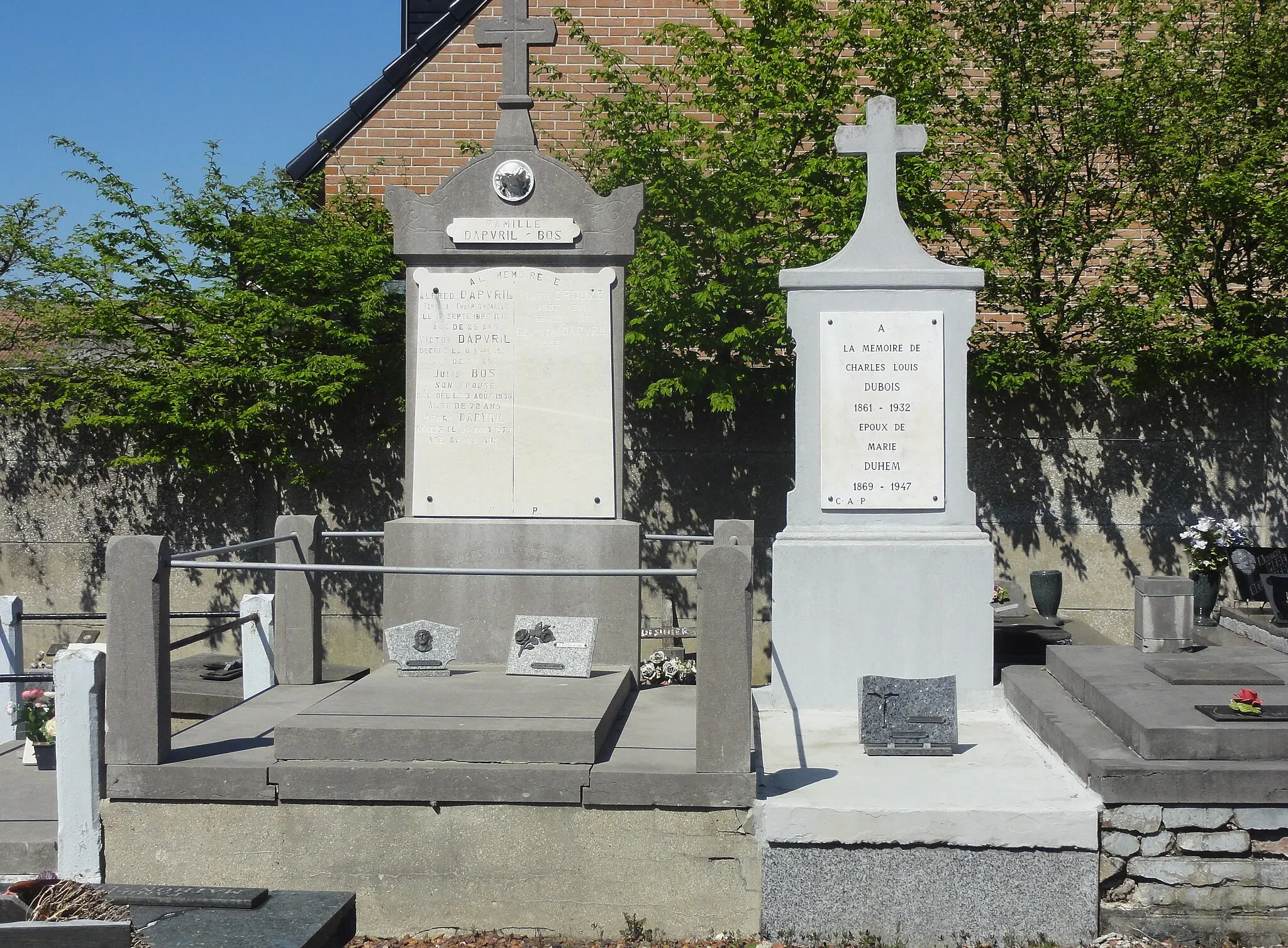 Photo showing: Depicted place: Raimbeaucourt churchyard