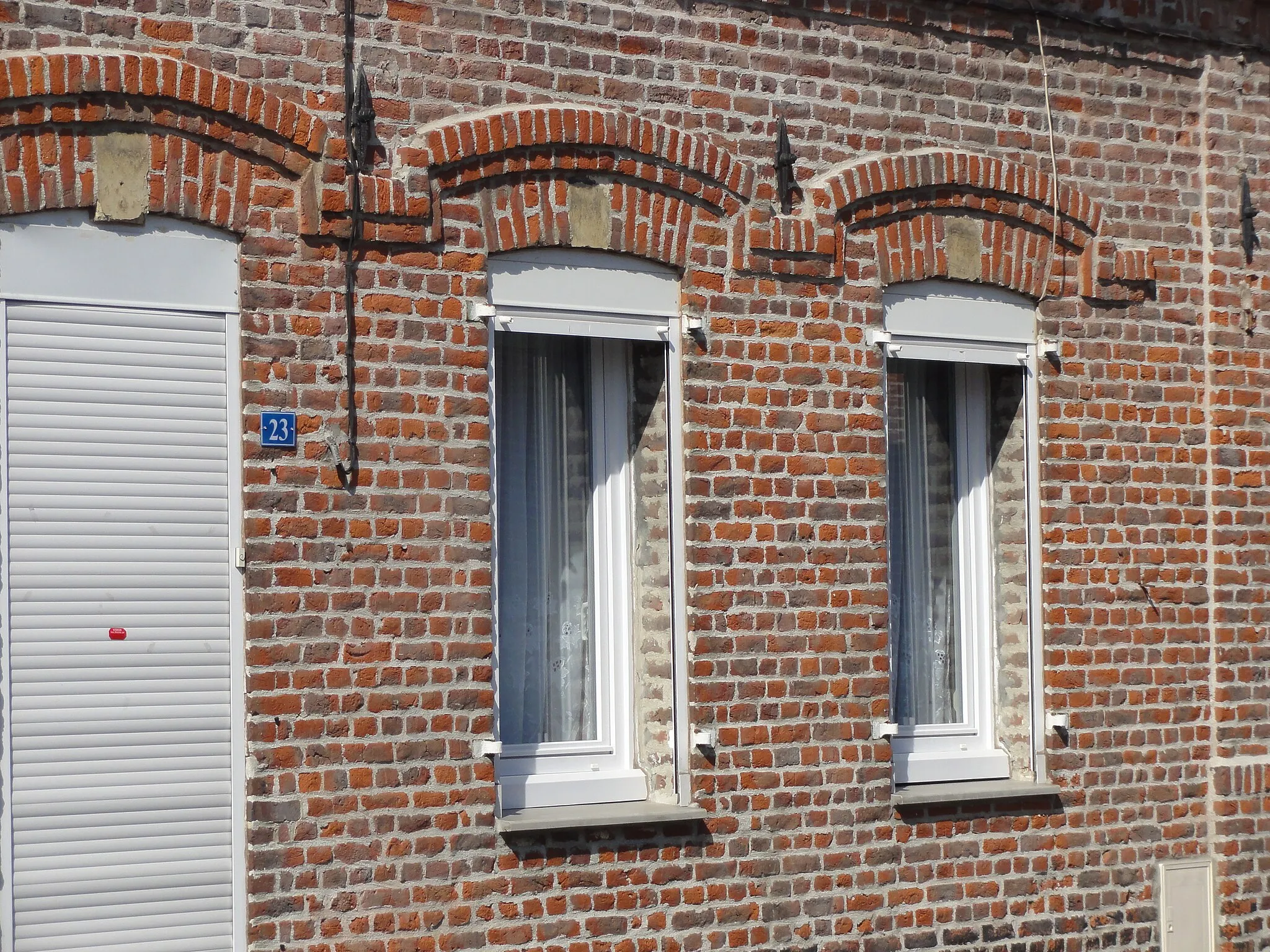 Photo showing: Cités de la Fosse Saint Mark de la Compagnie des mines d'Anzin, Escaudain et Abscon, Nord, Nord-Pas-de-Calais, France.