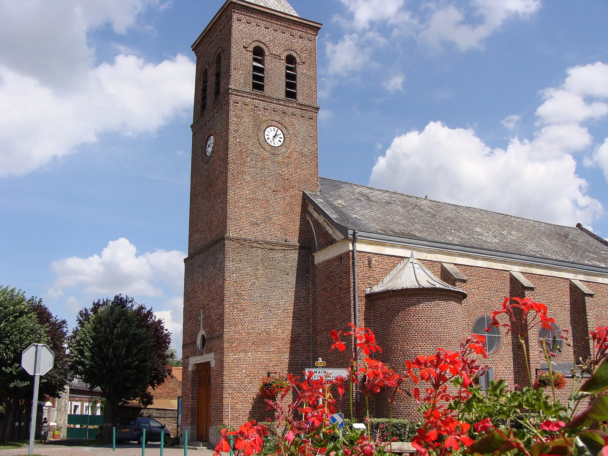 Photo showing: Église d'Ecaillon (Nord) - France