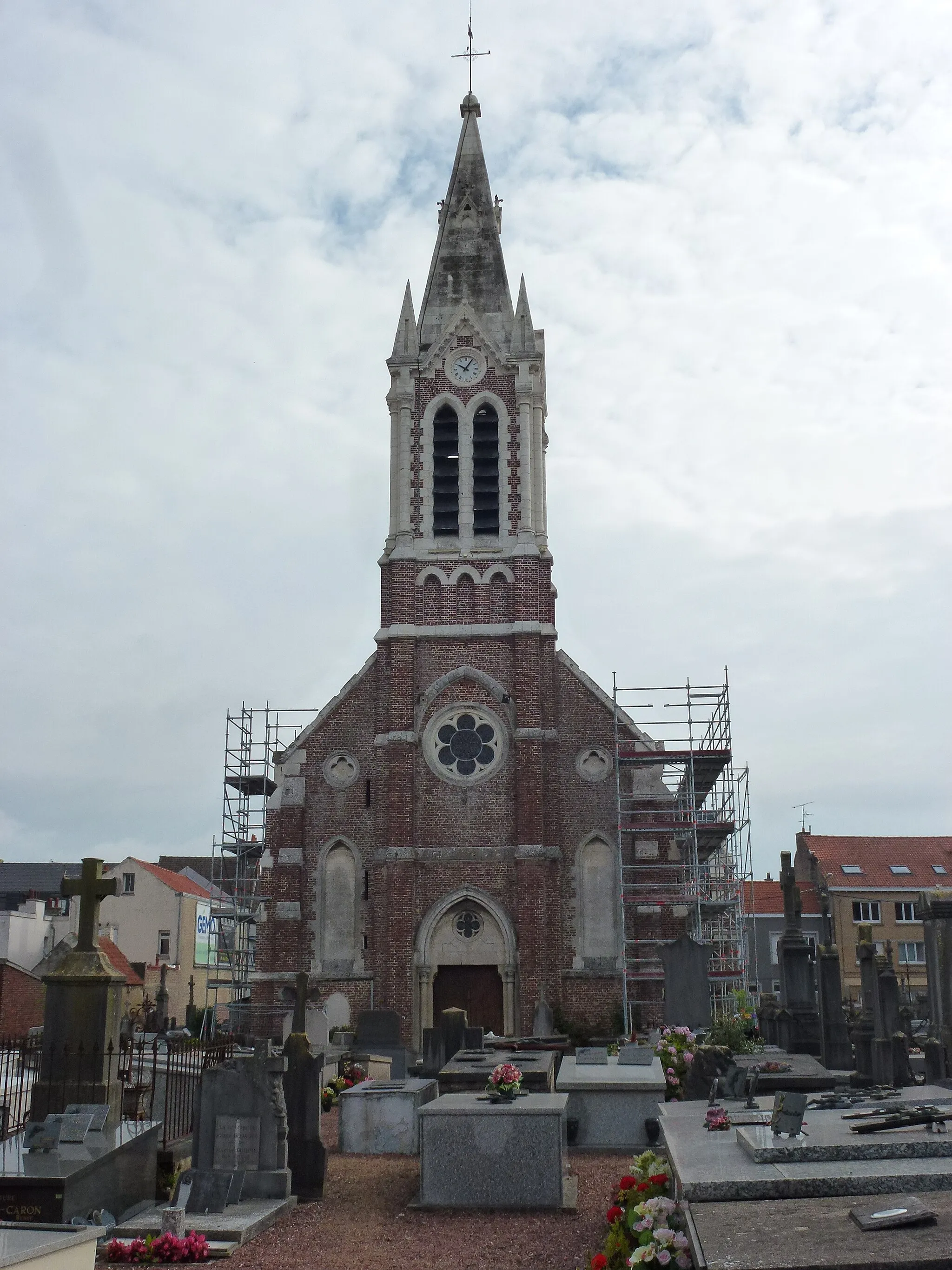 Photo showing: Saint-Martin-au-Laërt (Pas- de-Calais, Fr) église