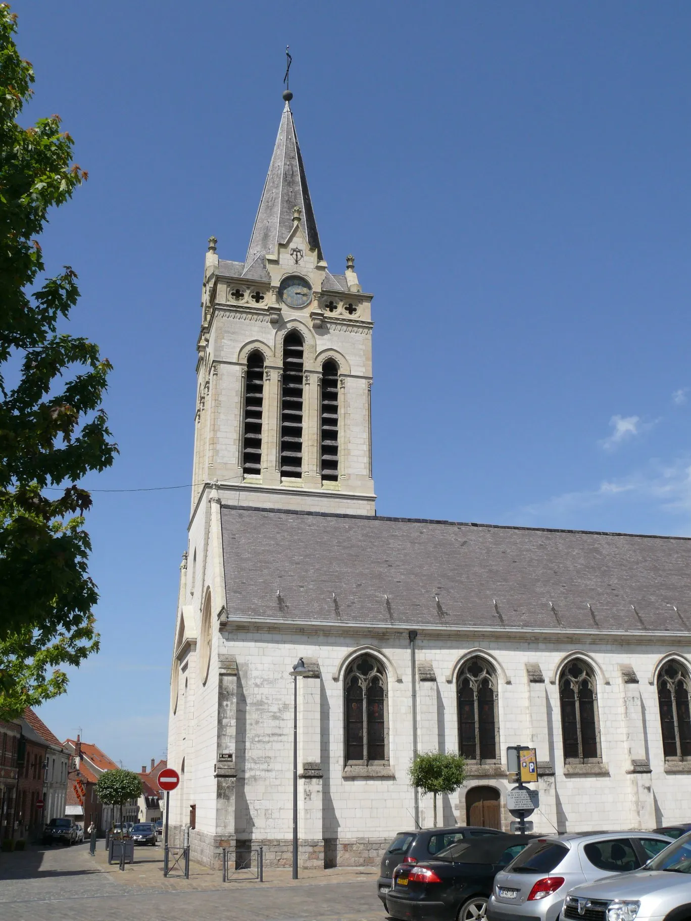 Photo showing: Saint-Martin's church of Templeuve (Nord, France).