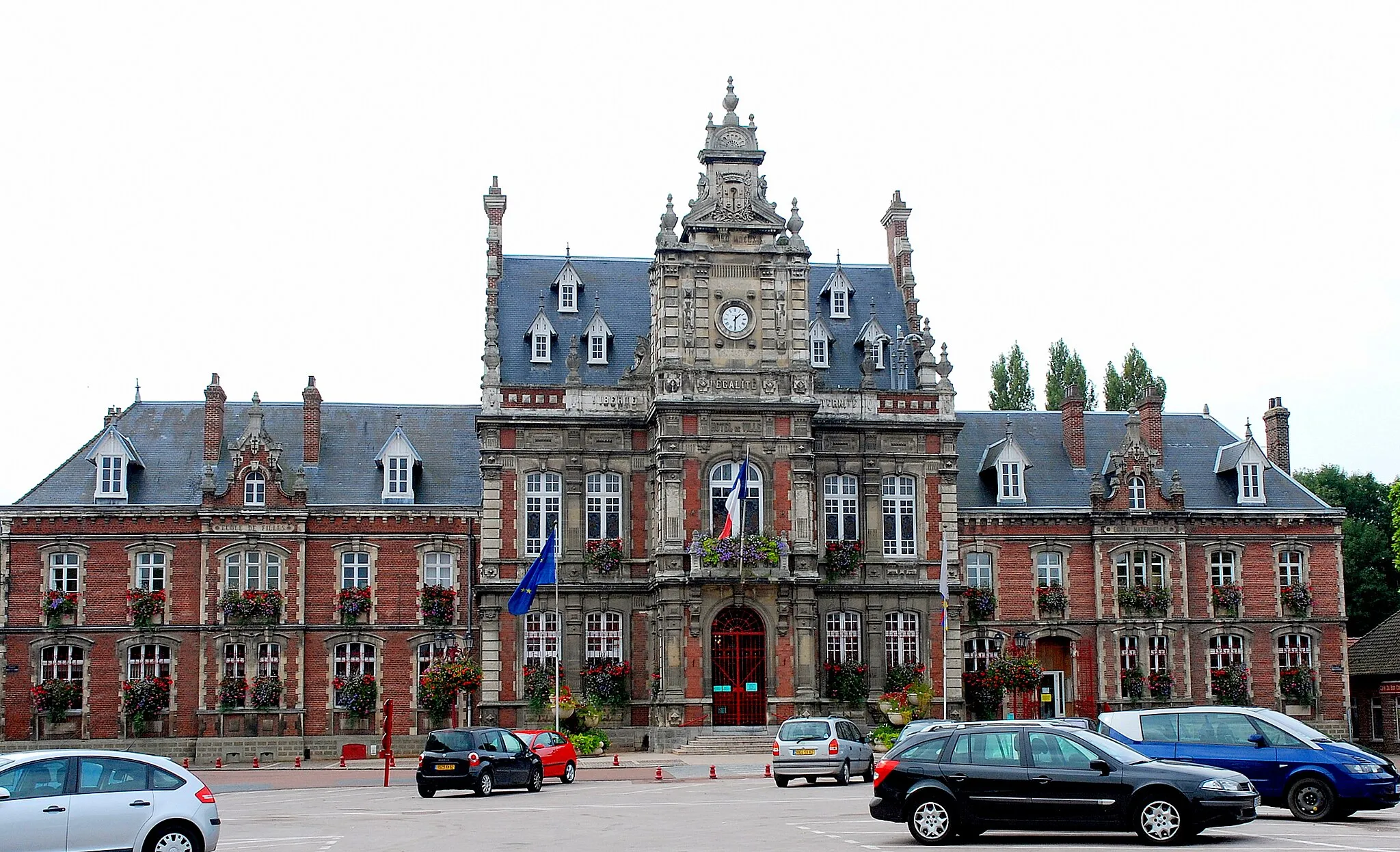 Photo showing: het gemeentehuis van Arques (Arke) in Pas-de-Calais, Frankrijk