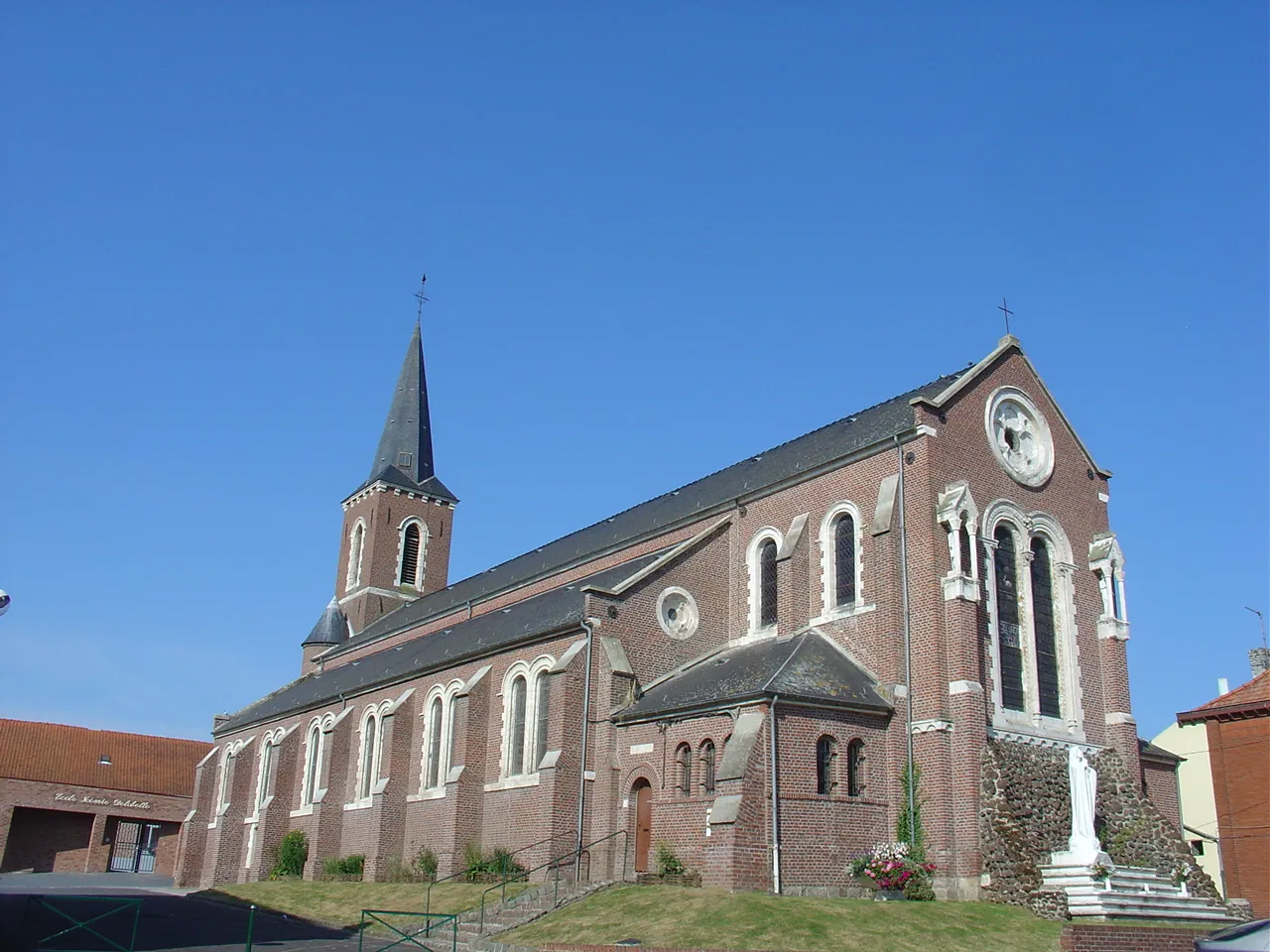 Photo showing: Église de Burbure