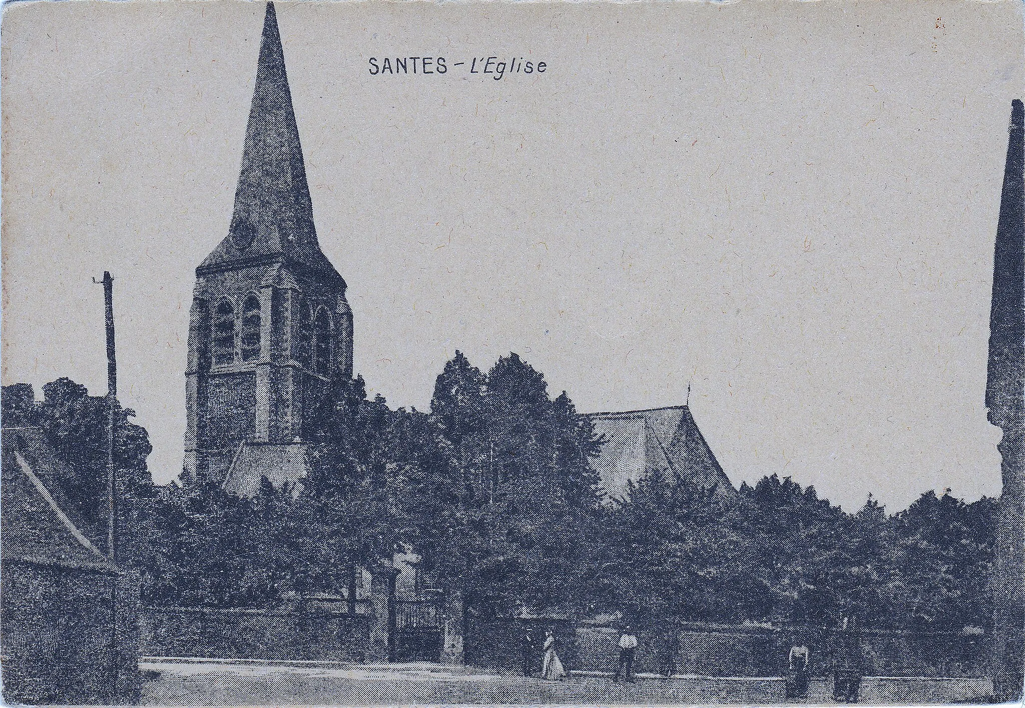 Photo showing: Santes (France - département du Nord) —  Église Saint Pierre, place Jean-Baptiste Hennion. Périodes de construction : 15e, 16e, 18e et 19e siècles.
https://monumentum.fr/eglise-pa00107806.html