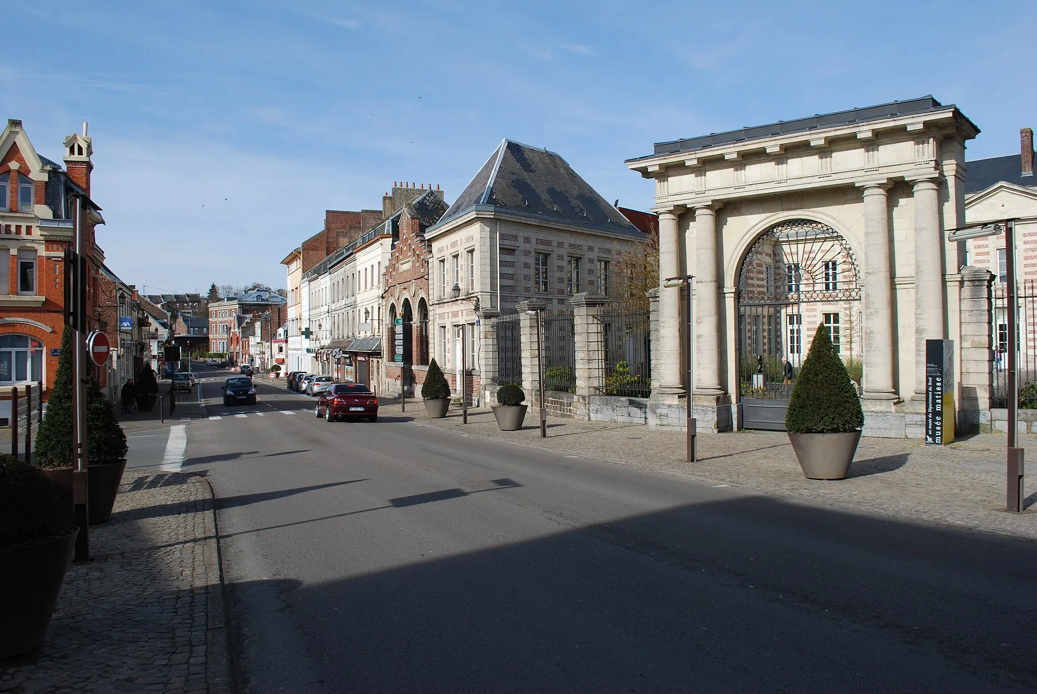 Photo showing: Vue du Cateau-Cambrésis (département du Nord, France).