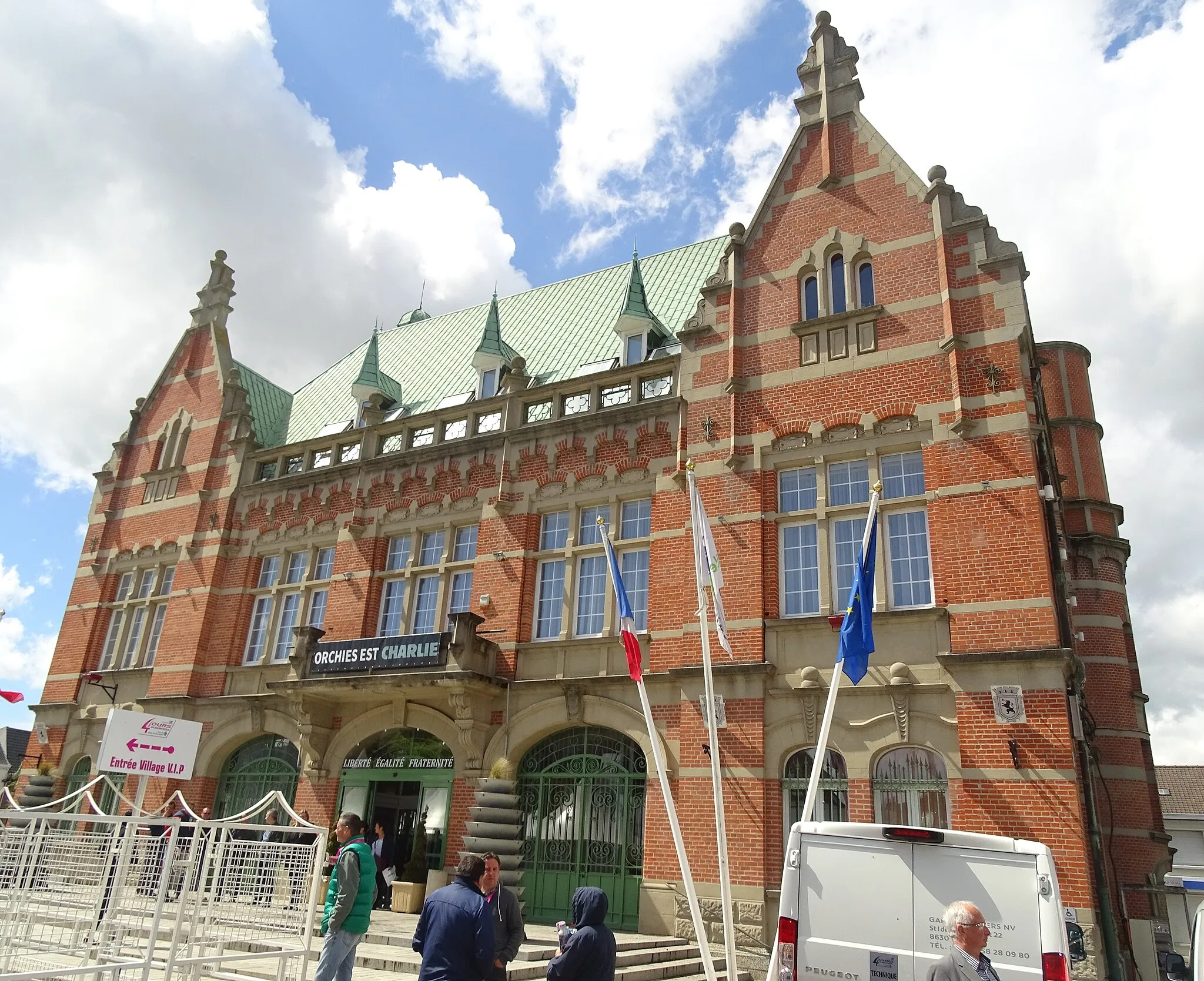 Photo showing: Reportage réalisé le mercredi 6 mai 2015 à l'occasion de l'arrivée de la première étape des Quatre jours de Dunkerque 2015 à Orchies, Nord, Nord-Pas-de-Calais, France.