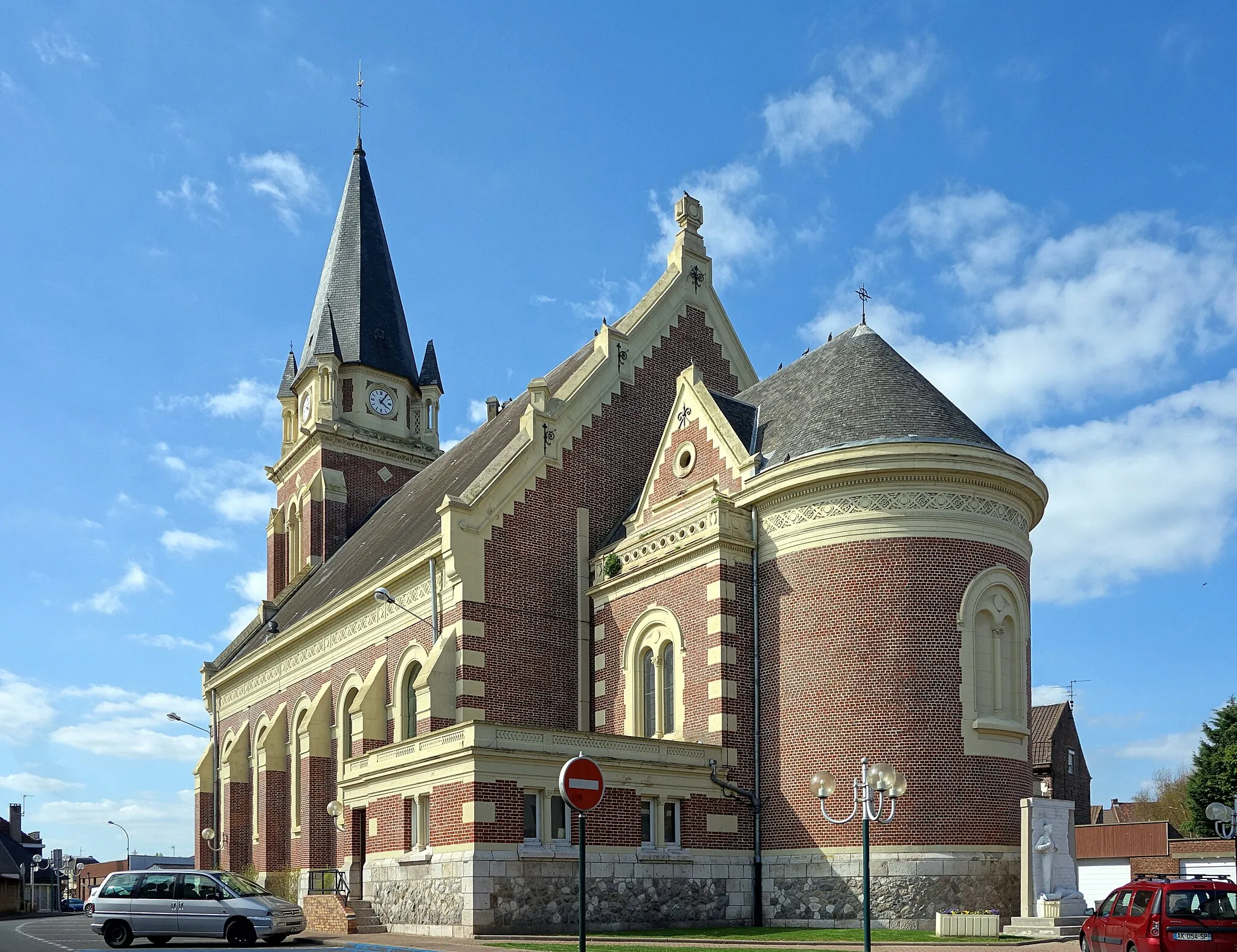 Photo showing: L'église Saint-Vaast de Pont-à-Vendin.
