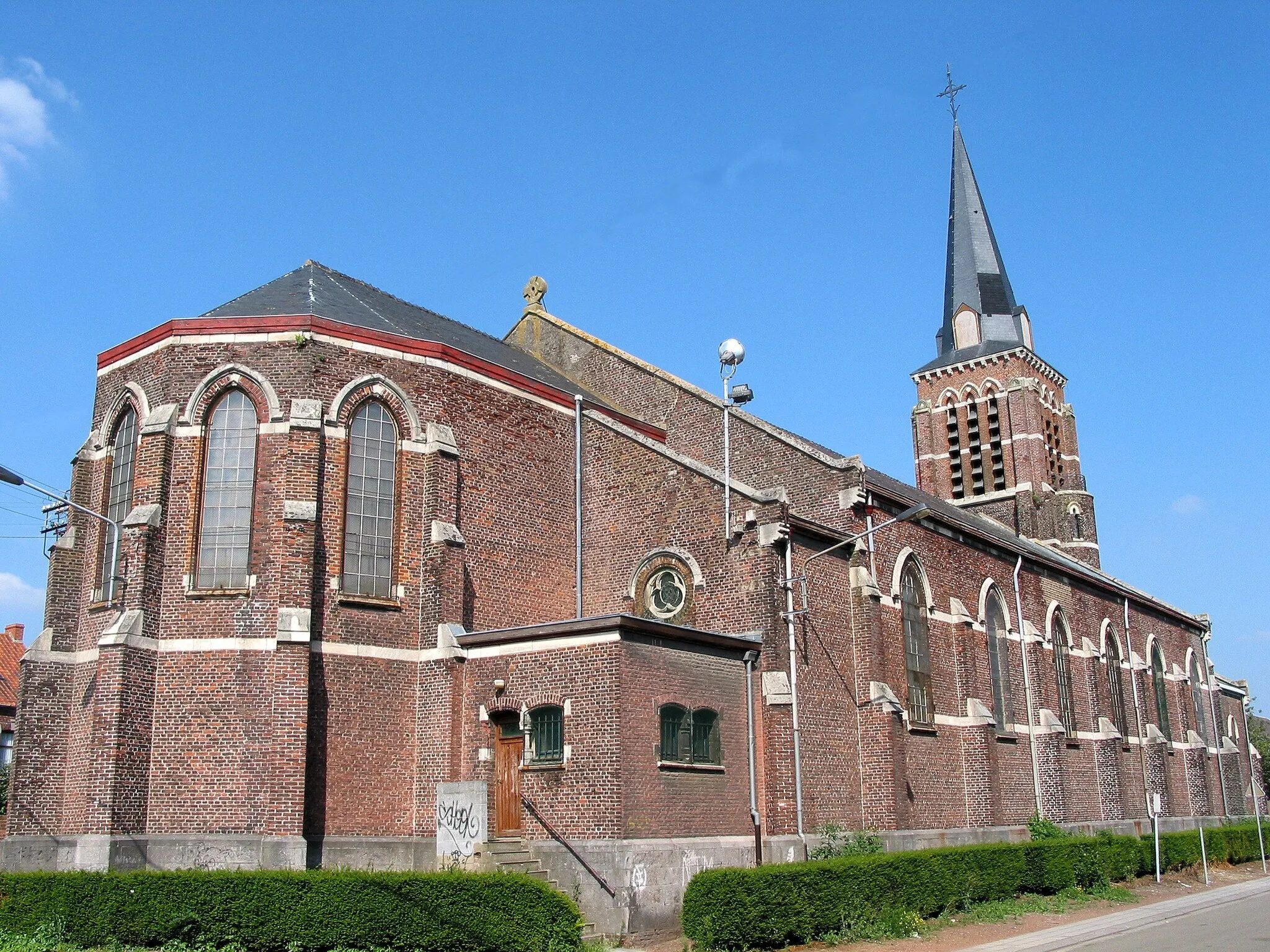 Photo showing: Boussu-Bois (Belgium), the St Charles church.
