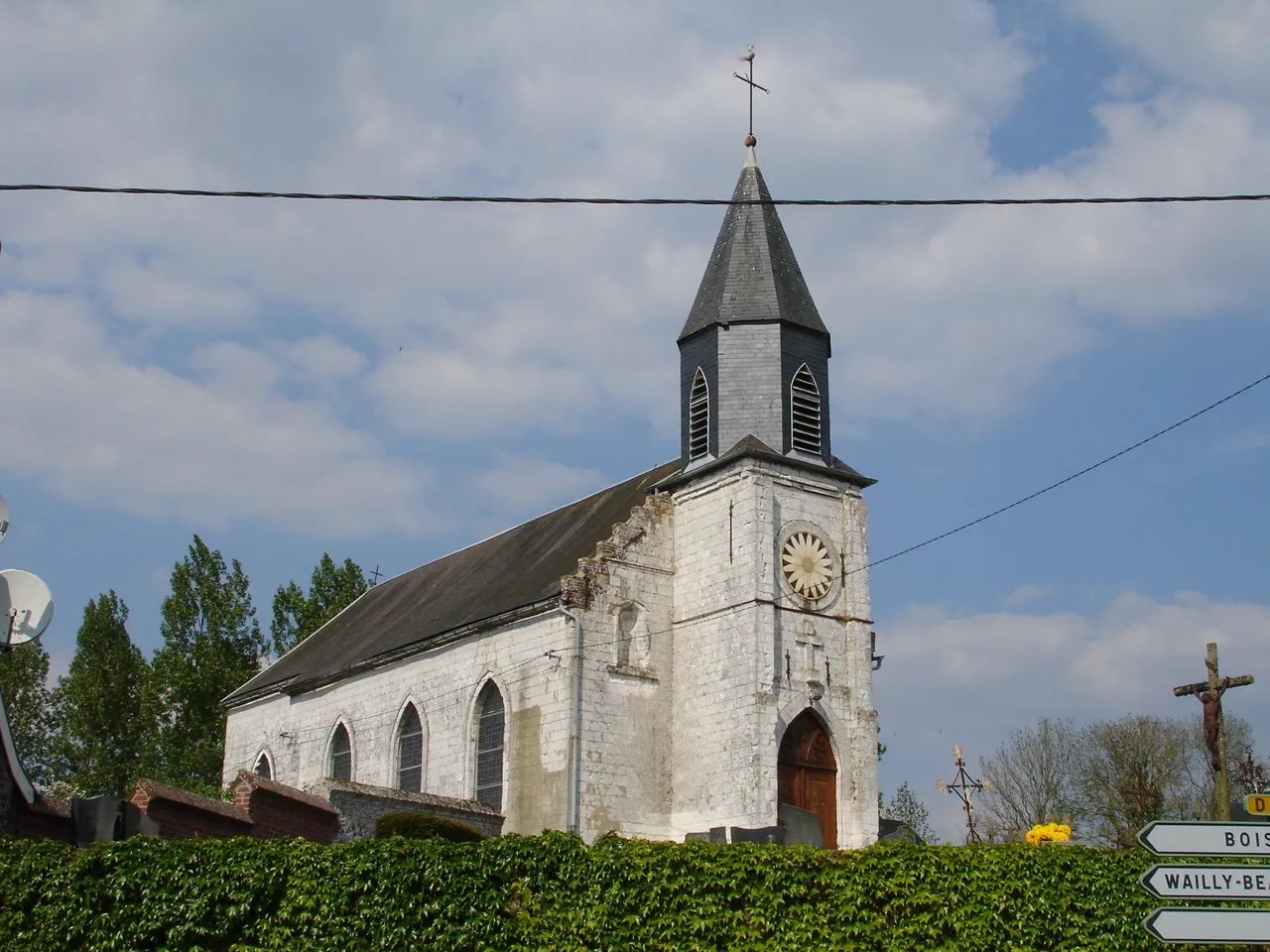 Photo showing: Église de Roussent