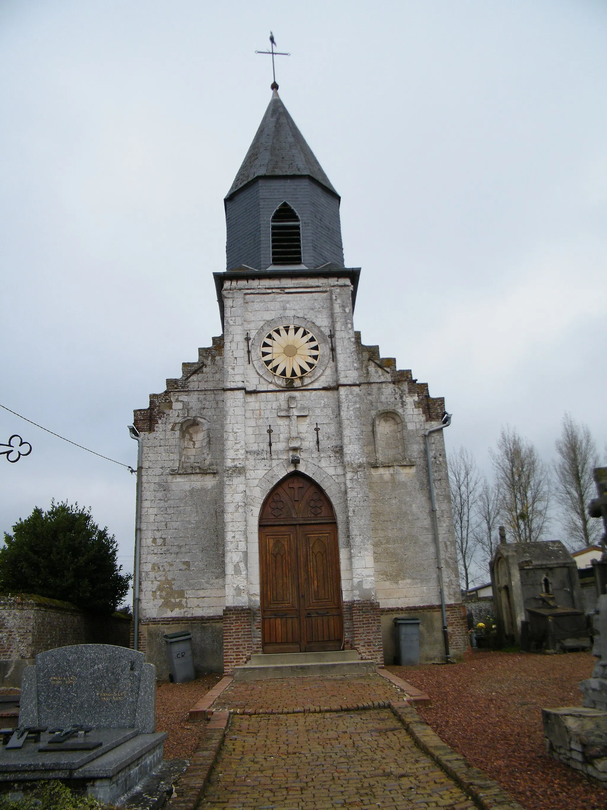 Photo showing: Roussent, Pas-de-Calais, Fr, église