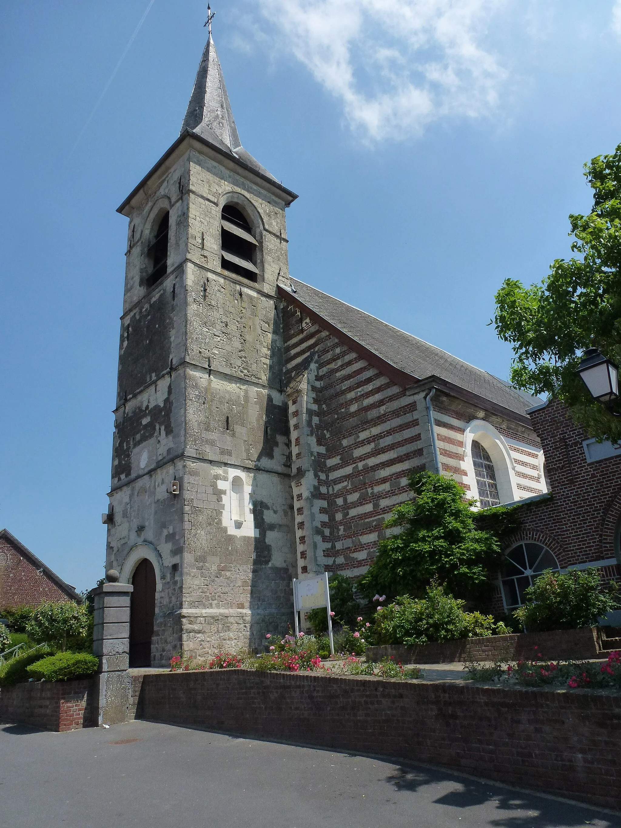 Photo showing: Curgies (Nord, Fr) église 01