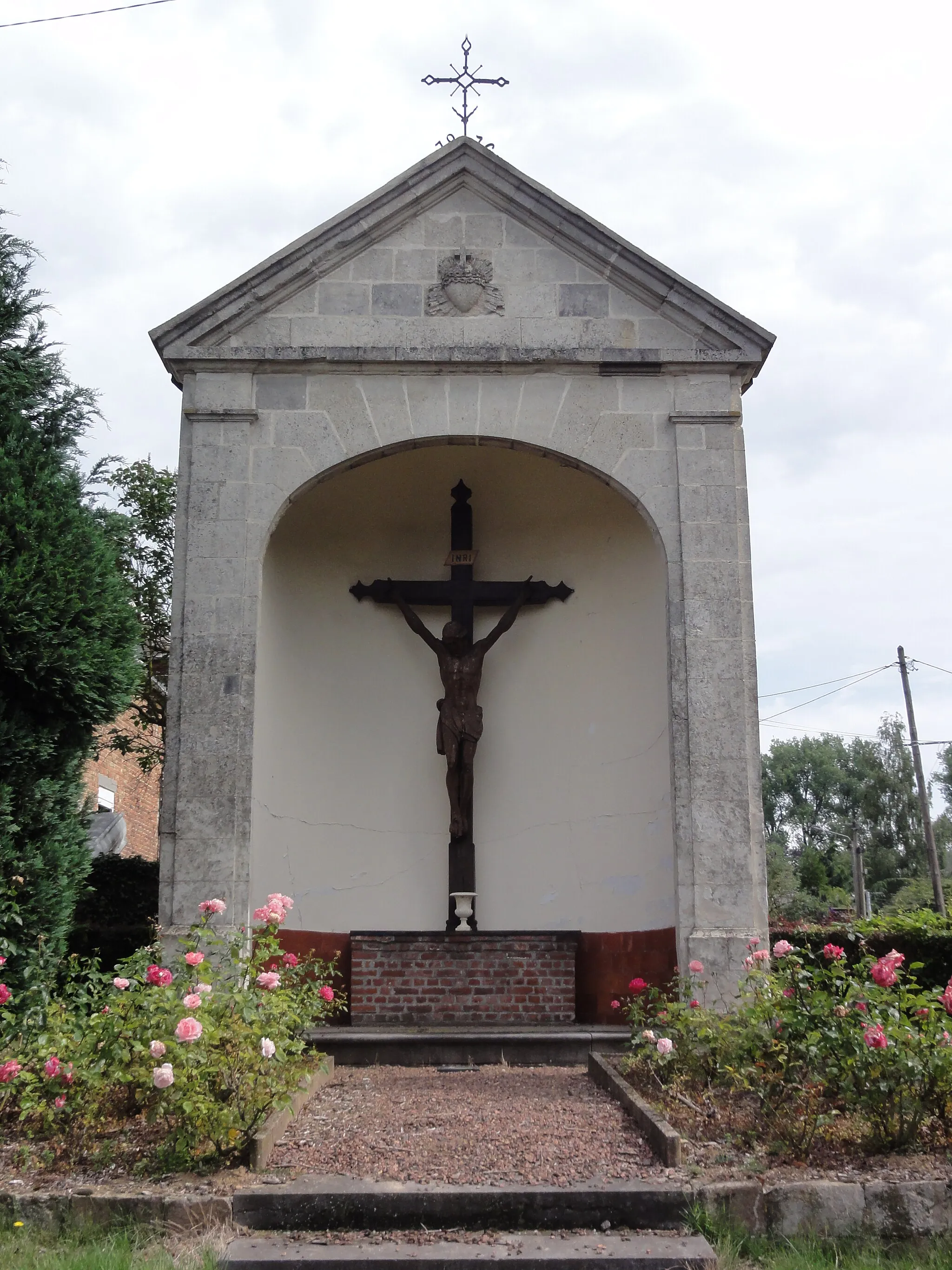 Photo showing: Maresches(Nord,Fr) chapelle du calvaire.