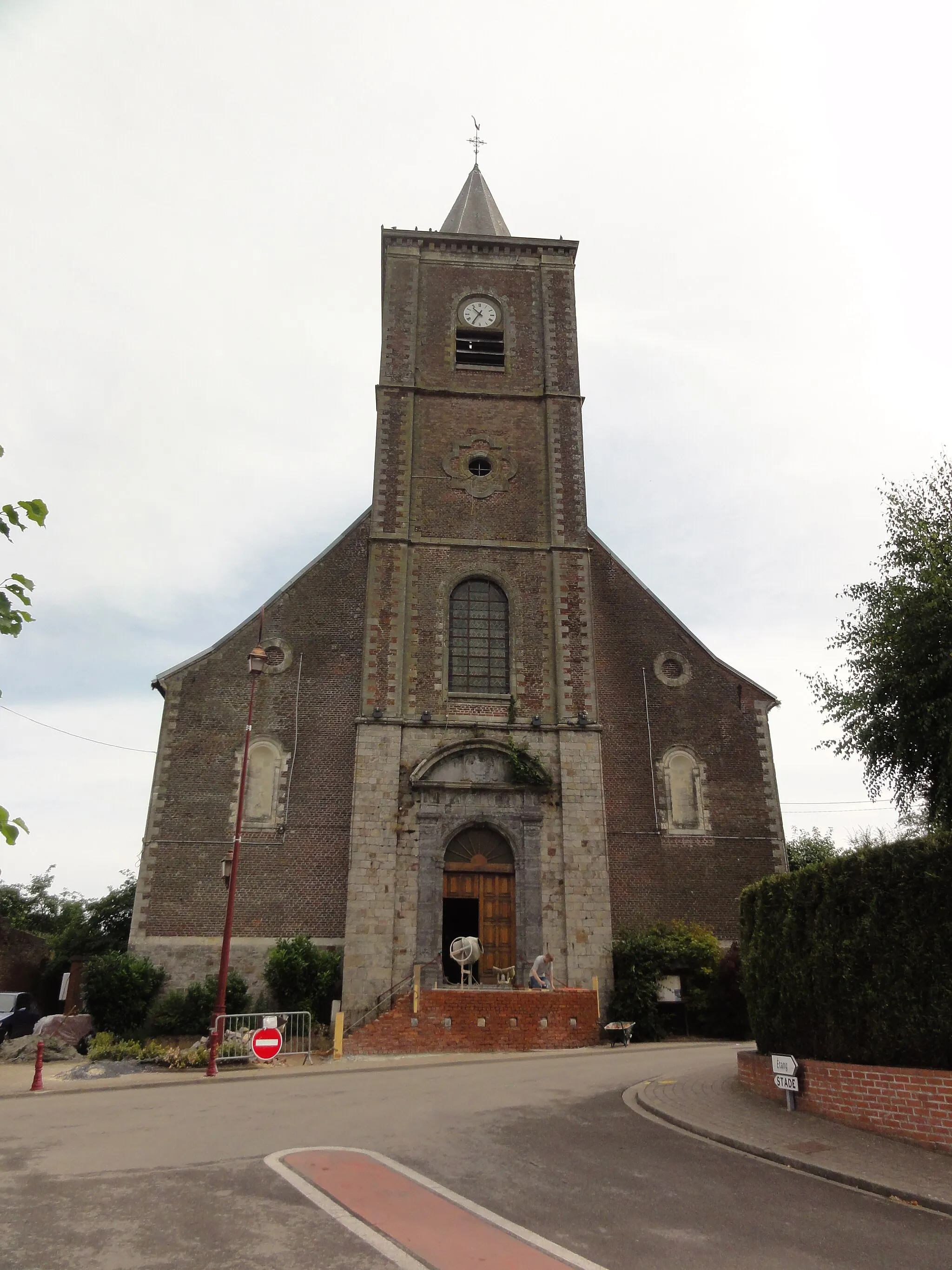 Photo showing: Villers-Pol (Nord, Fr) Église Saint-Martin, façade