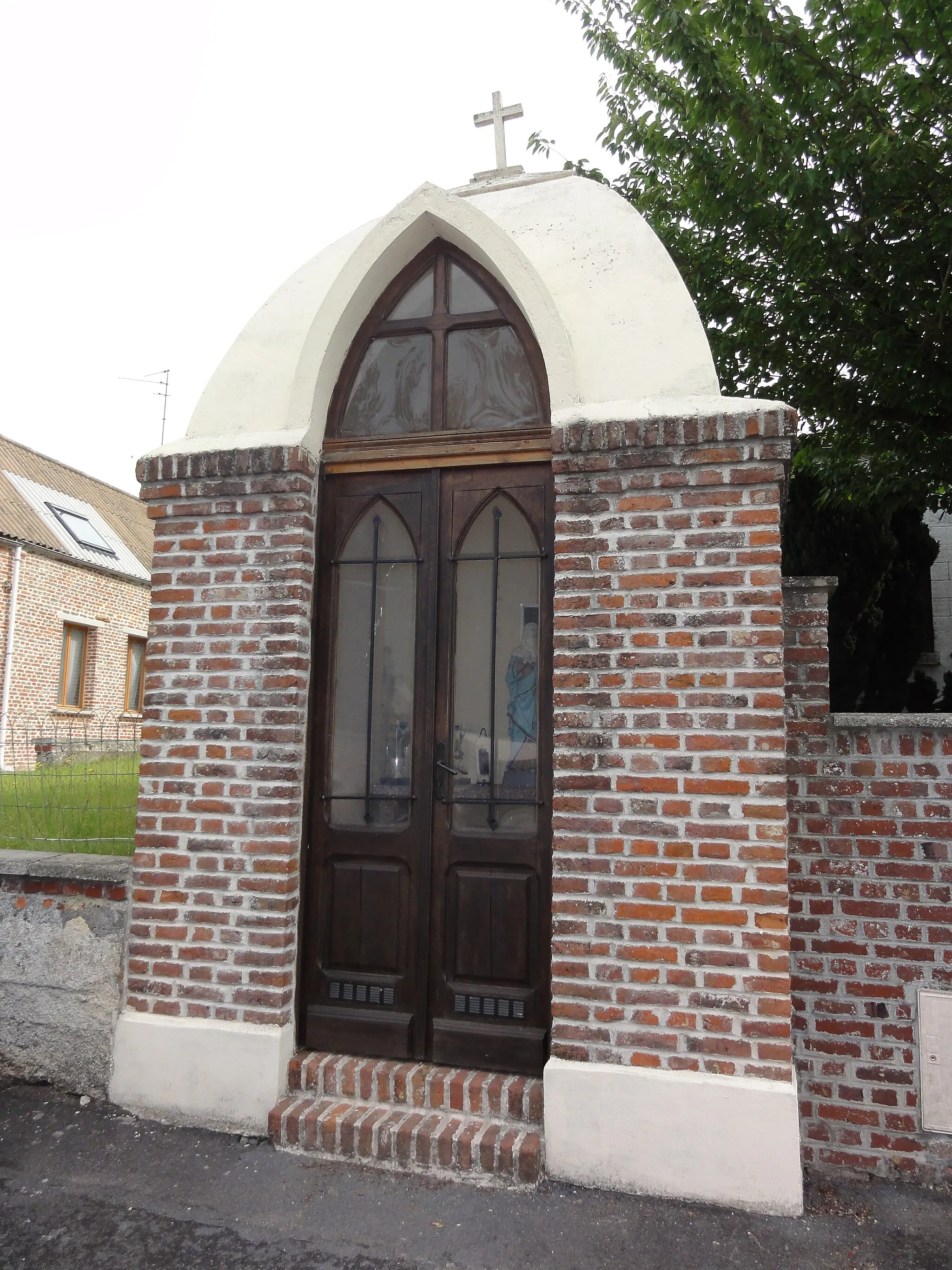 Photo showing: Villers-Pol (Nord, Fr) chapelle de la Vierge Marie, route de Valenciennes