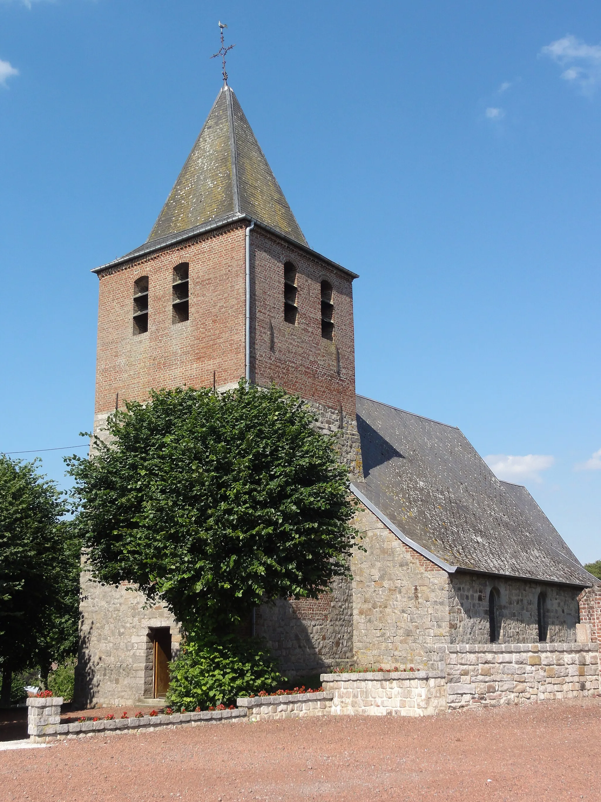 Photo showing: Escarmain (Nord, Fr) l'église