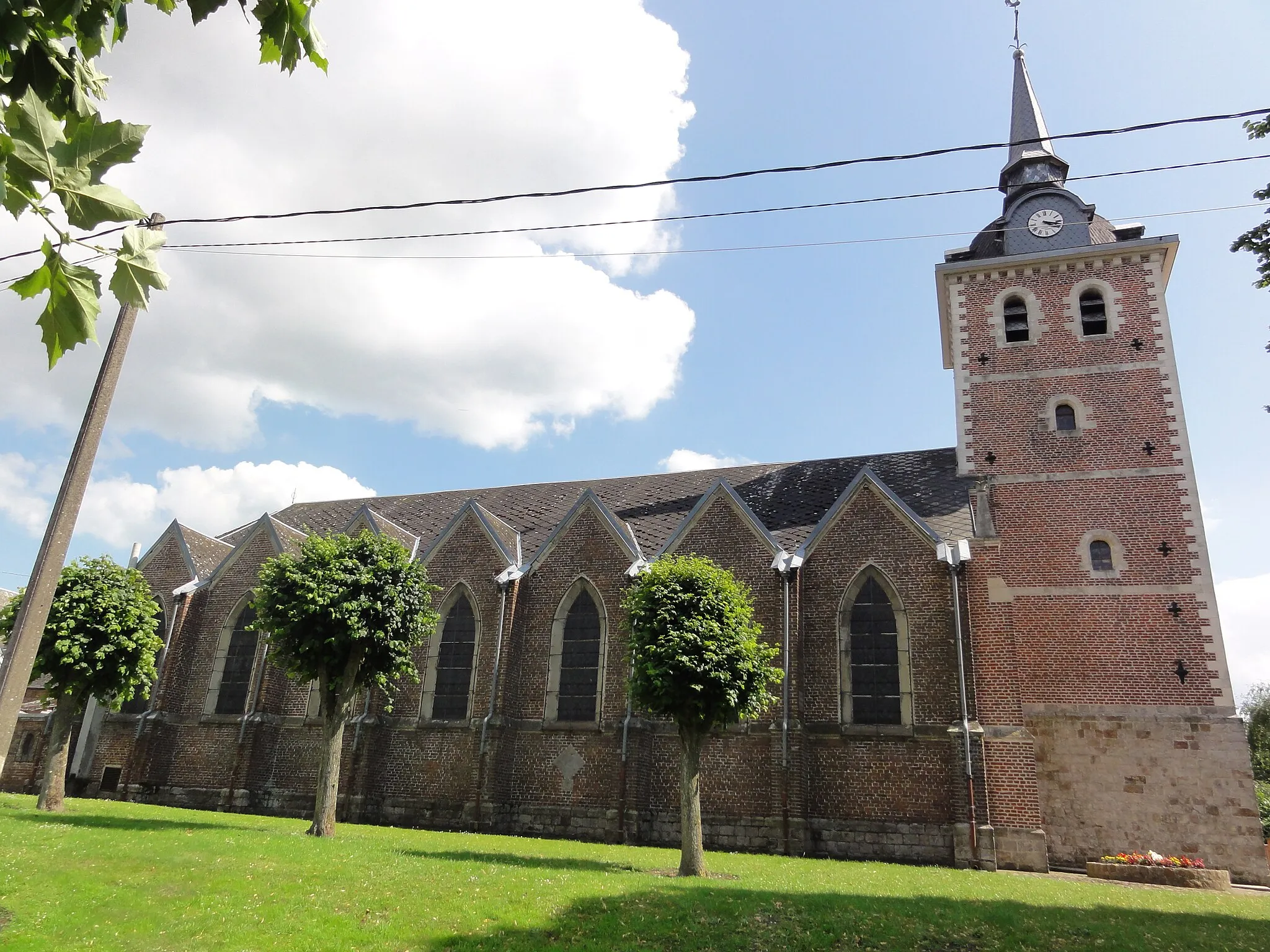 Photo showing: Vertain (Nord, Fr) église