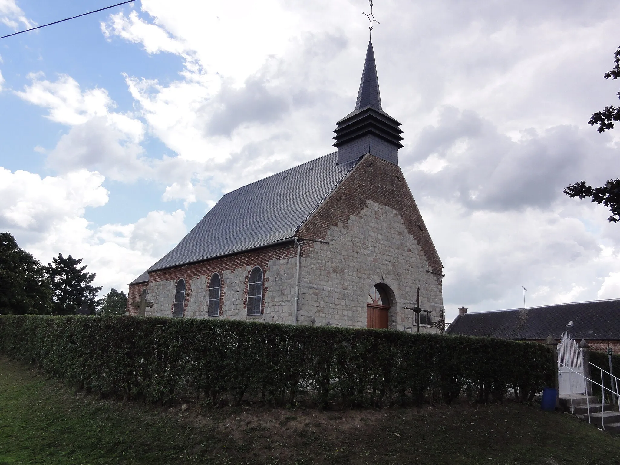 Photo showing: Robersart (Nord, Fr) église Saint-Jean-Baptise