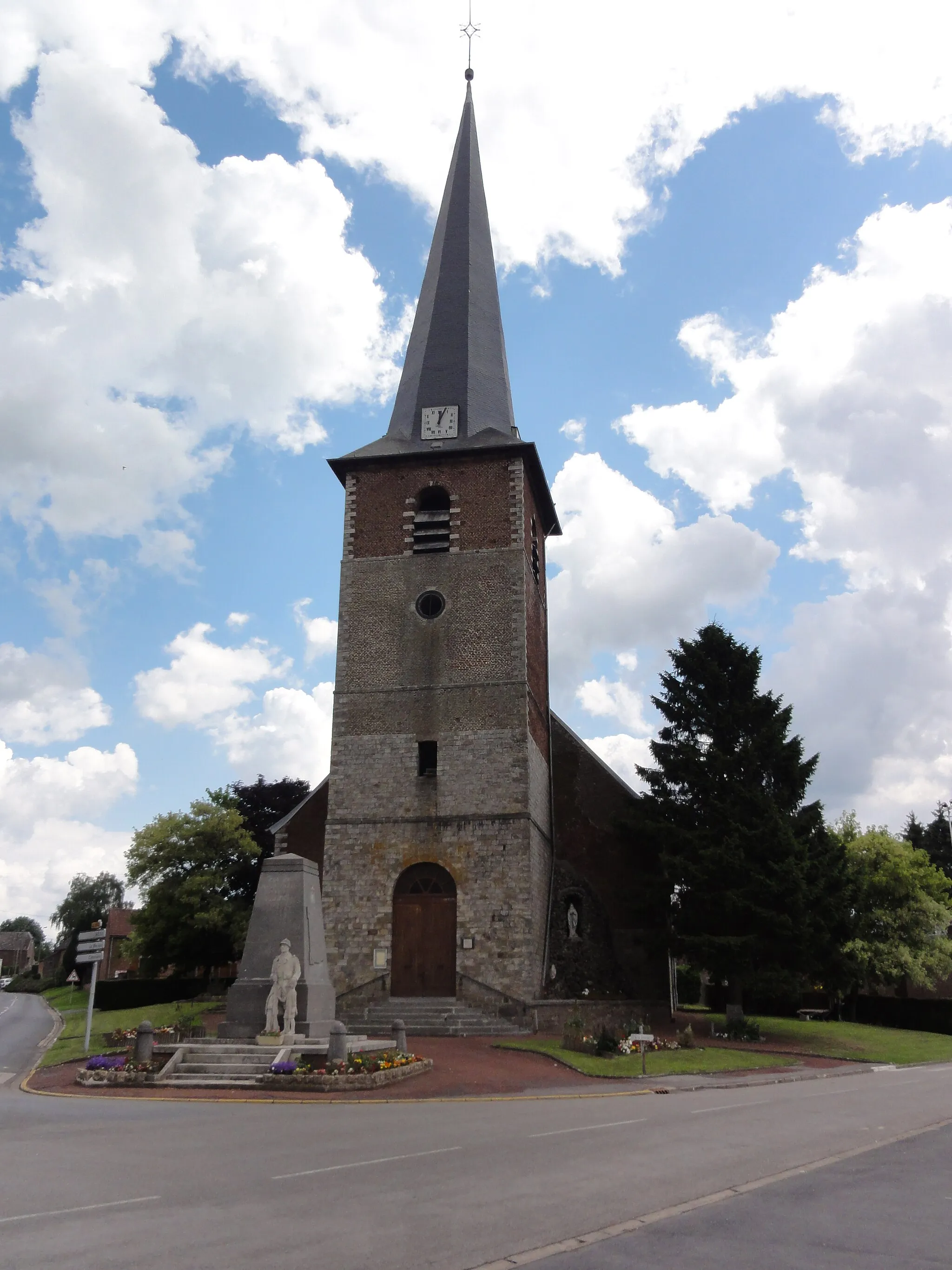 Photo showing: Preux-aux-Bois (Nord, Fr) église