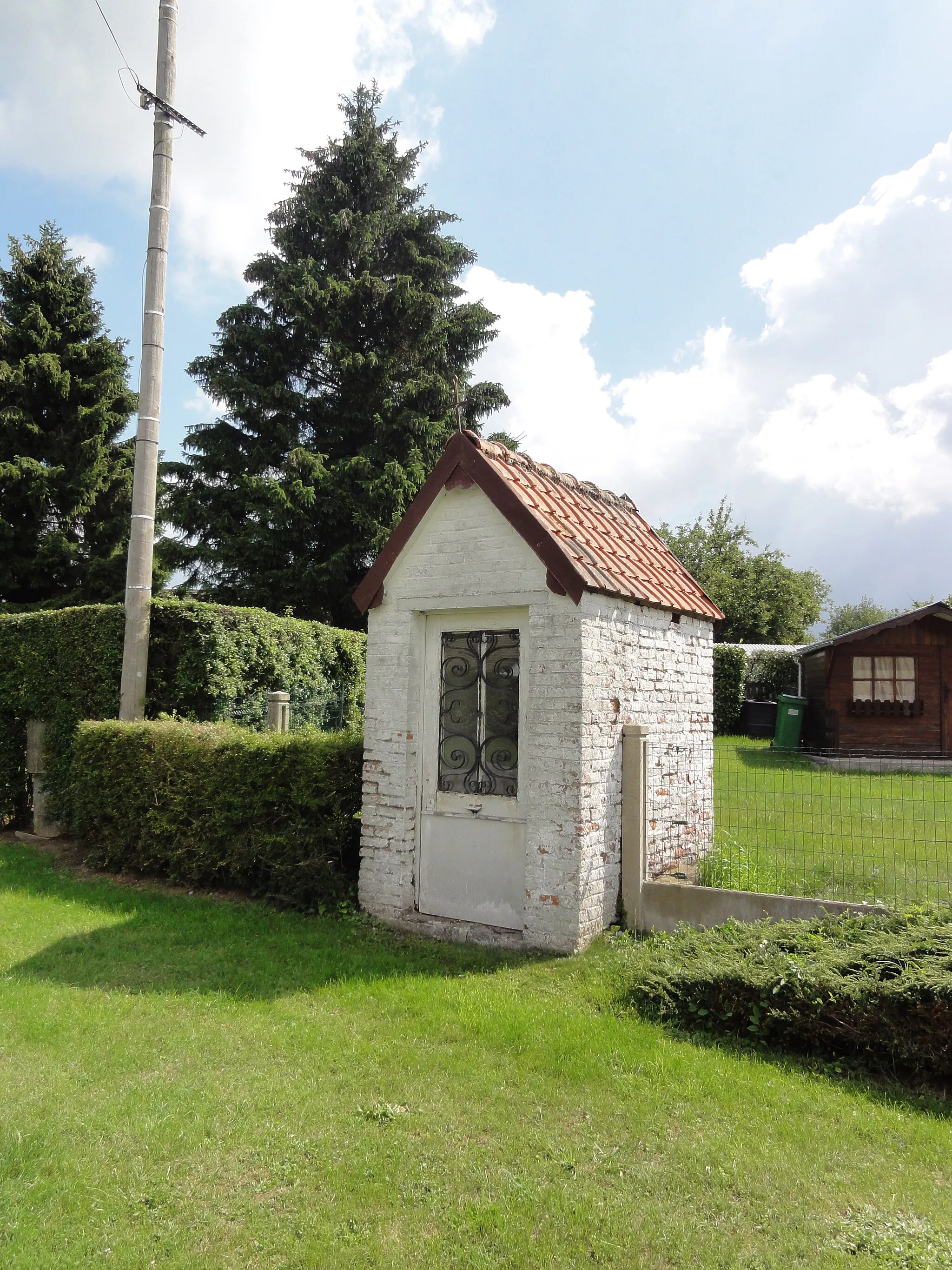 Photo showing: Hecq (Nord, Fr) chapelle St.Sébastien, extérieur