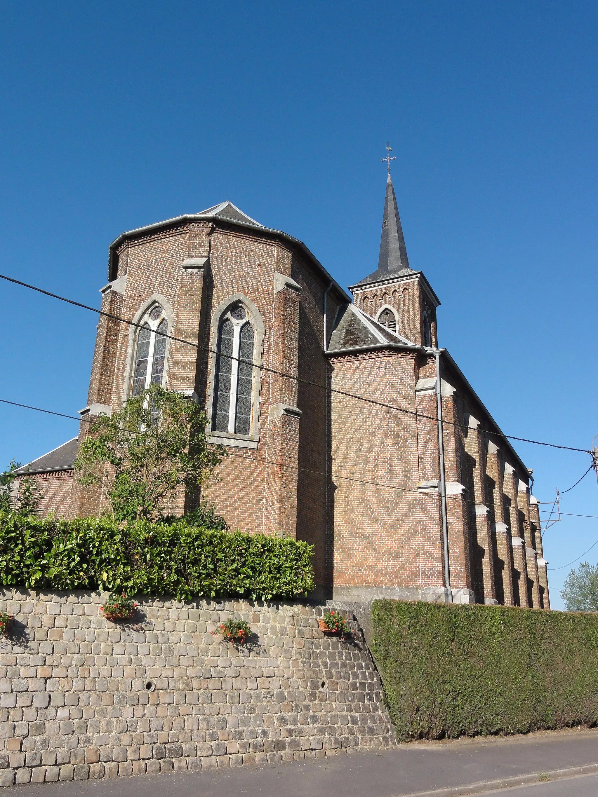 Photo showing: Hargnies (Nord, Fr) église, chevet