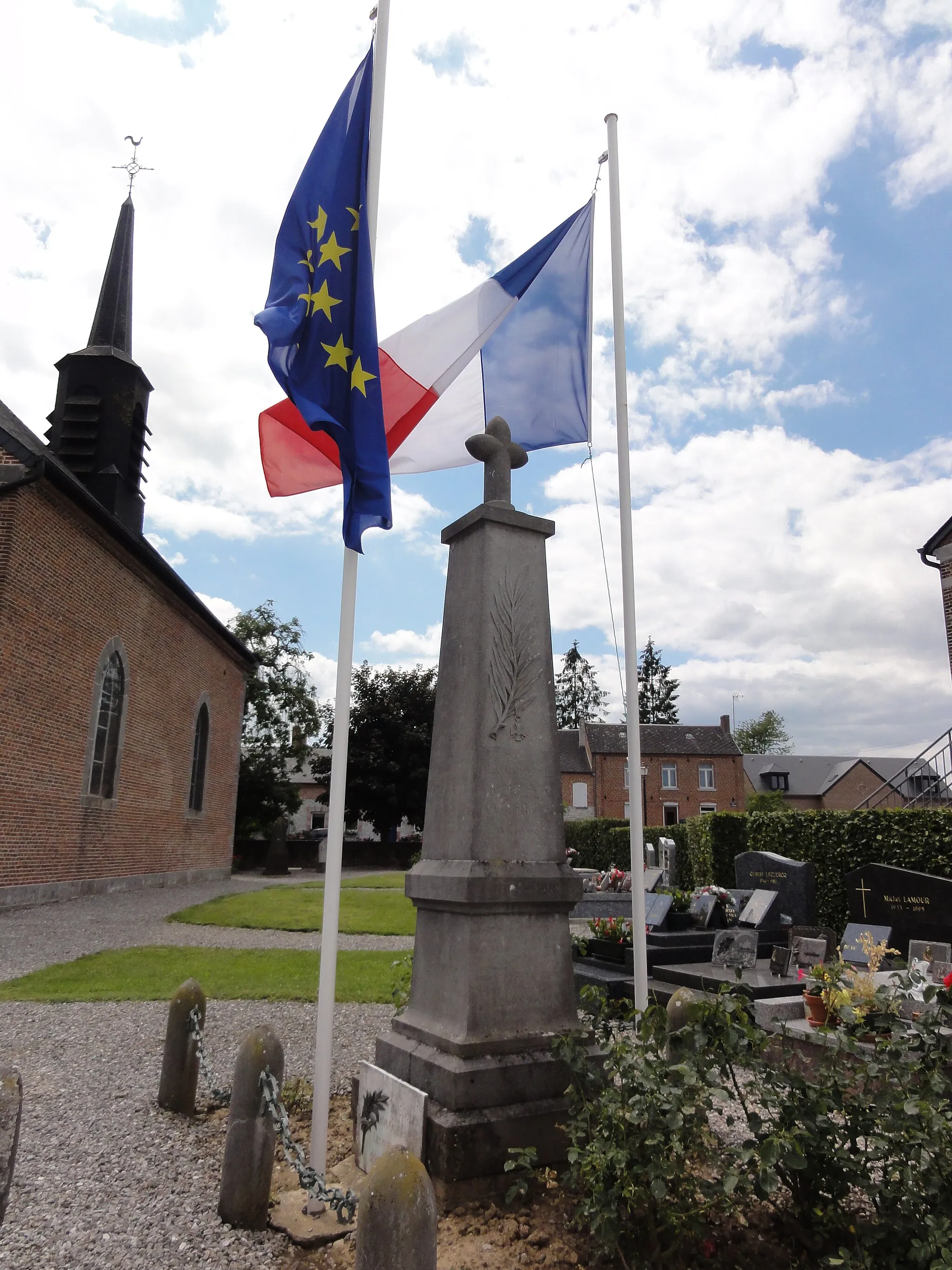 Photo showing: Écuélin (Nord-Fr)monument aux morts
