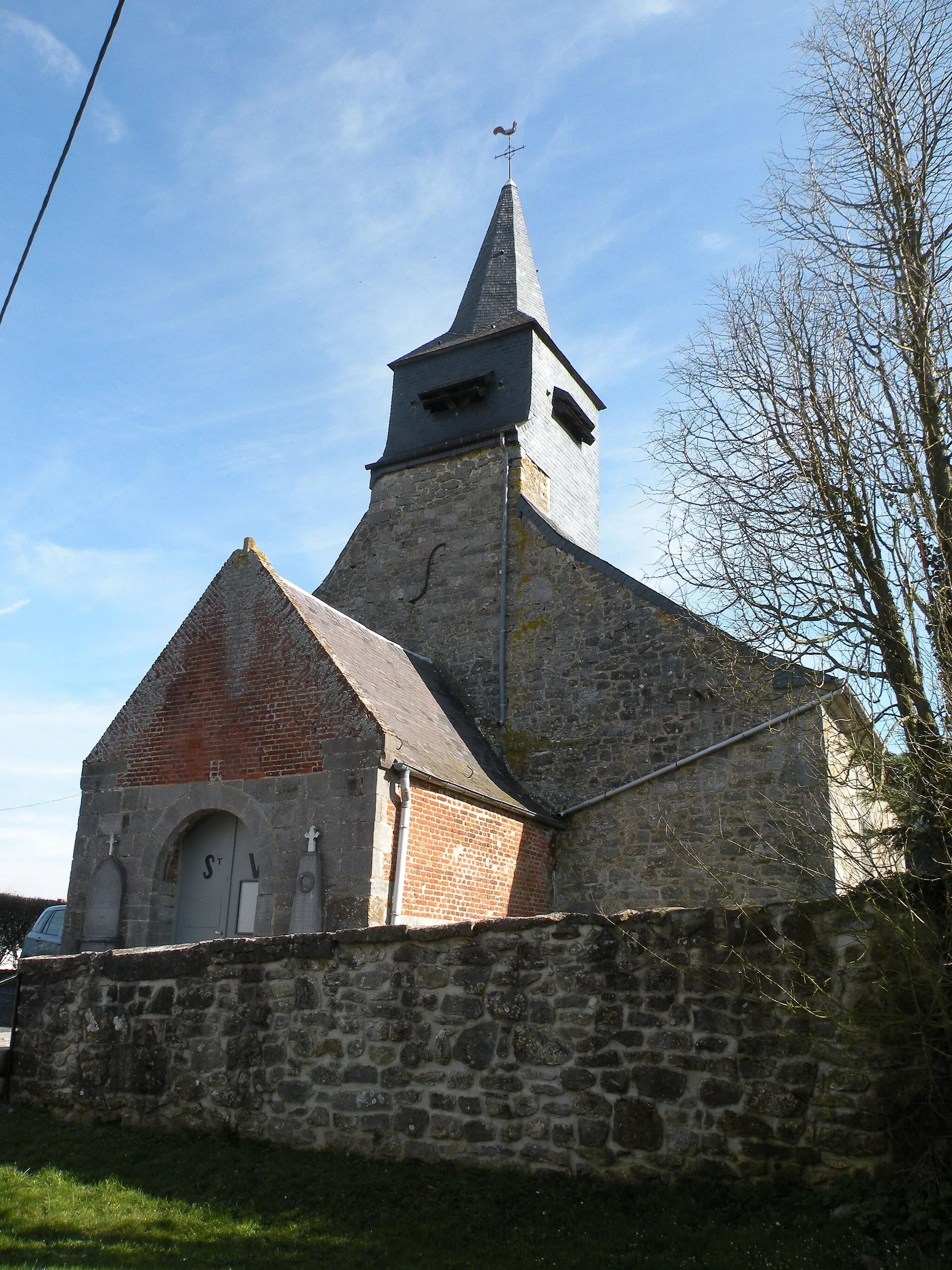 Photo showing: église de Flaumont-Waudrechies